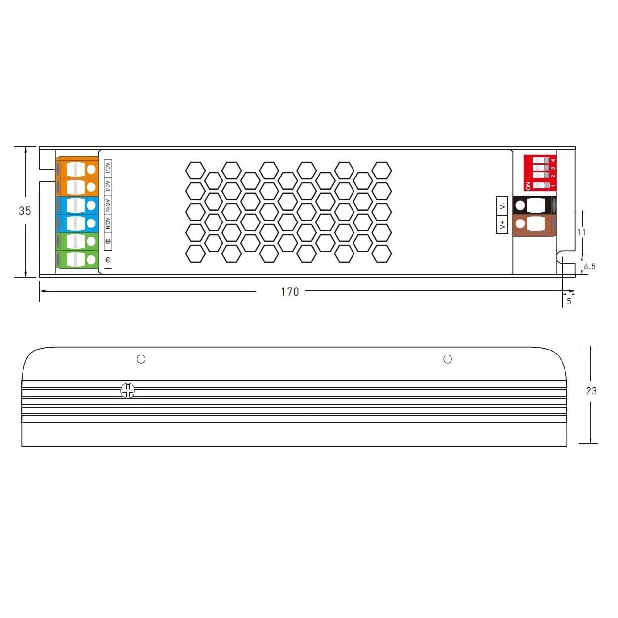 LED zdroj 24V 60W zdroj INTELI-24-60 - náhled 4