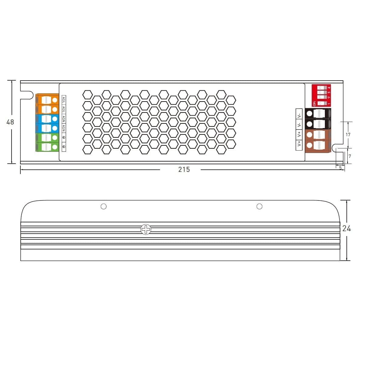 LED zdroj 12V 200W zdroj INTELI-12-200 - náhled 2