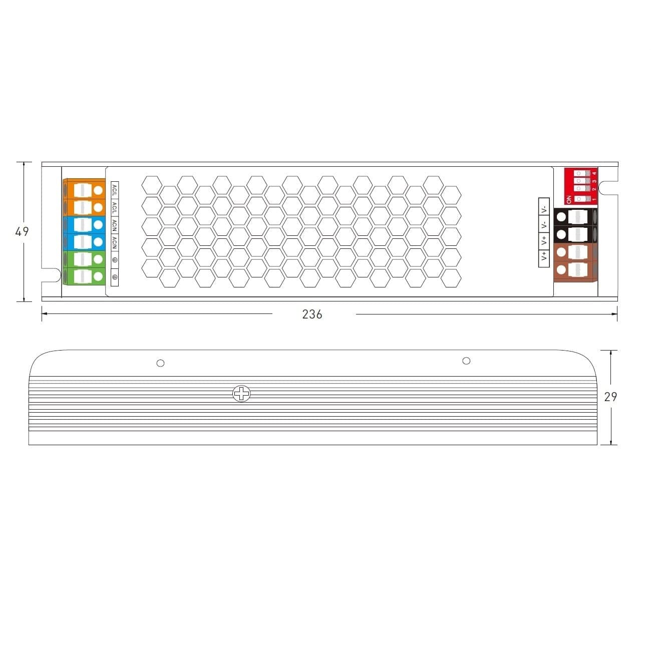LED zdroj 24V 250W zdroj INTELI-24-250 - náhled 2