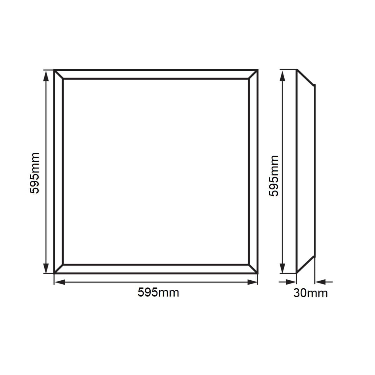 LED panel BLP6060 40W 60x60cm - Denní bílá - náhled 4