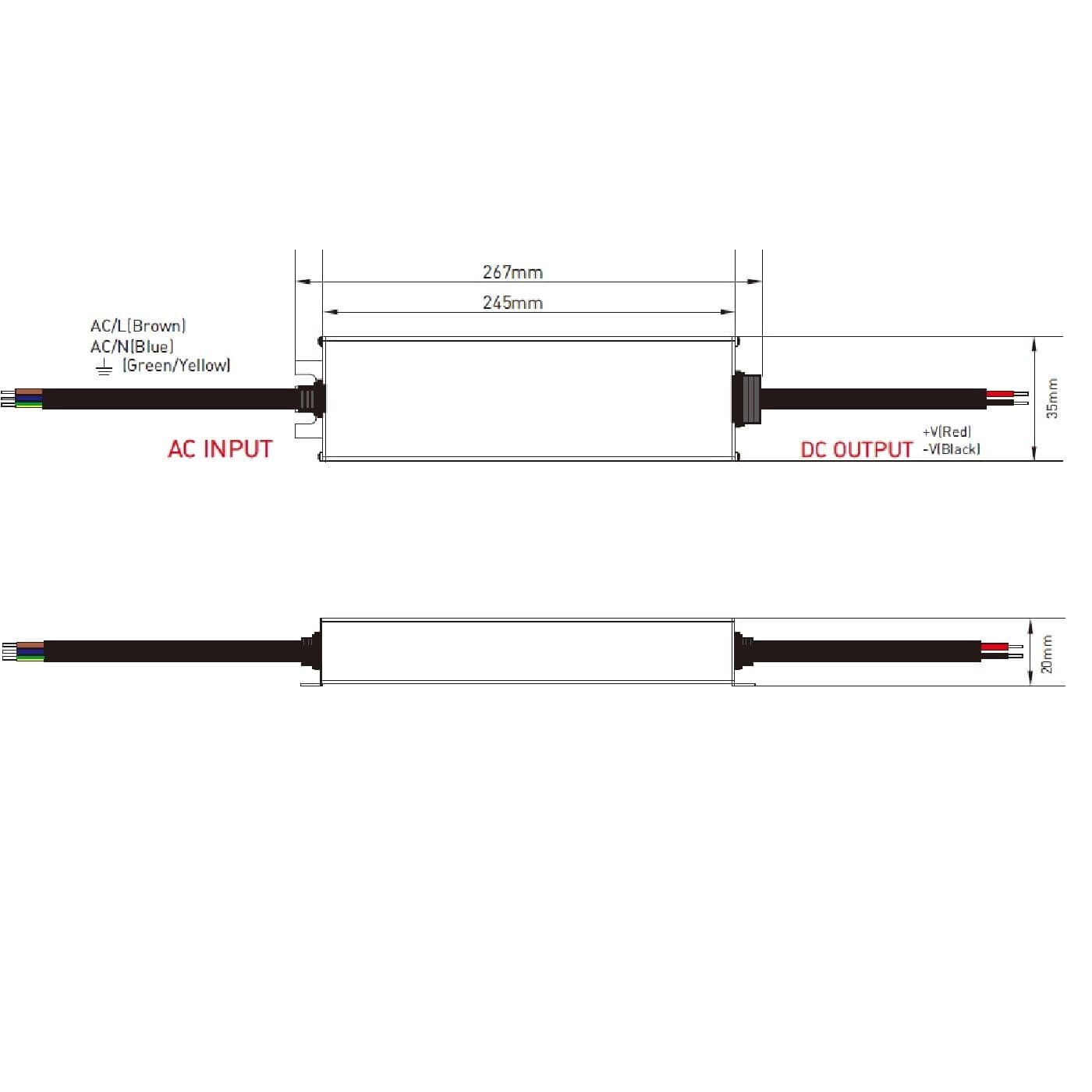 LED zdroj 12V 100W LONG-12-100 - náhled 2