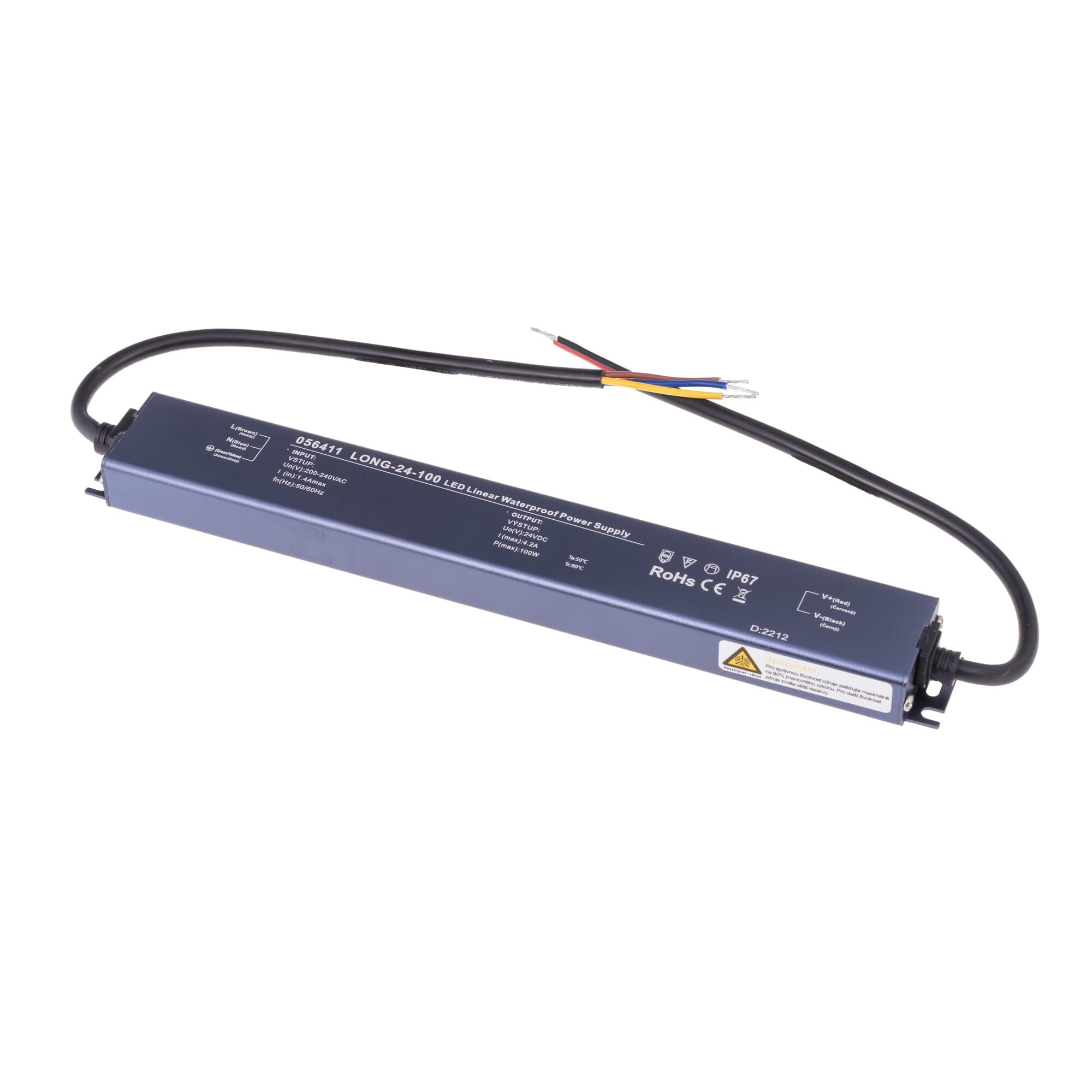 LED zdroj 24V 100W LONG-24-100 - náhled 2