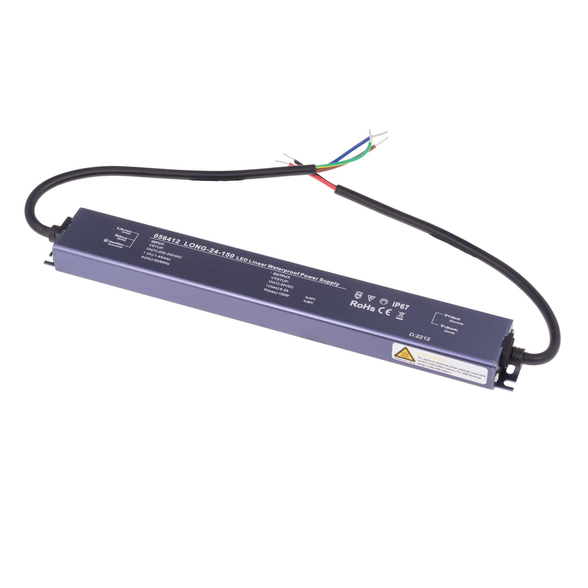 LED zdroj 24V 150W LONG-24-150 - náhled 2