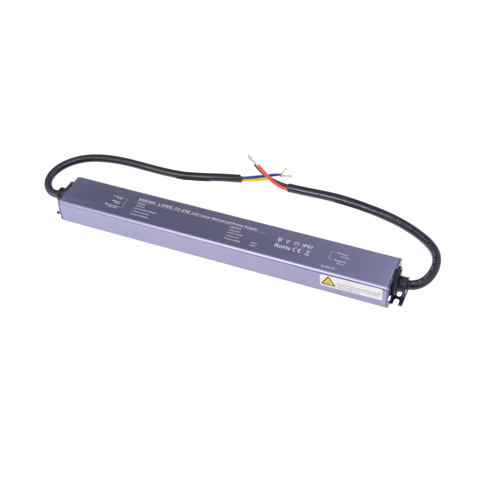 LED zdroj 12V 250W LONG-12-250 - náhled 3