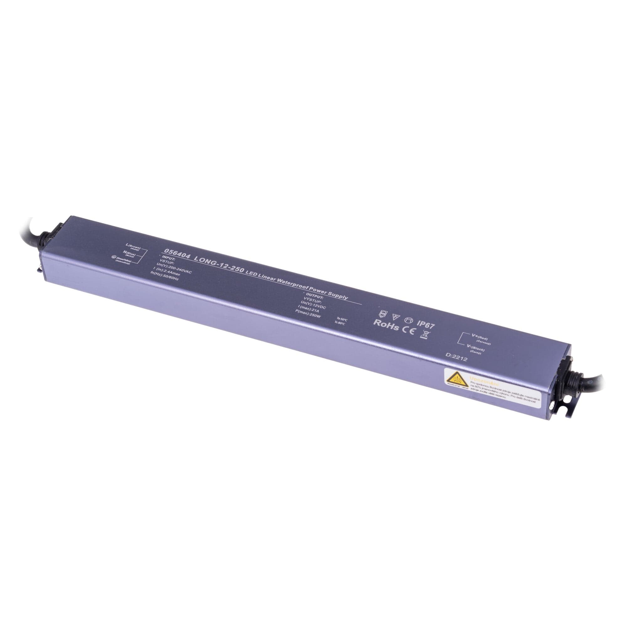 LED zdroj 12V 250W LONG-12-250 - náhled 1