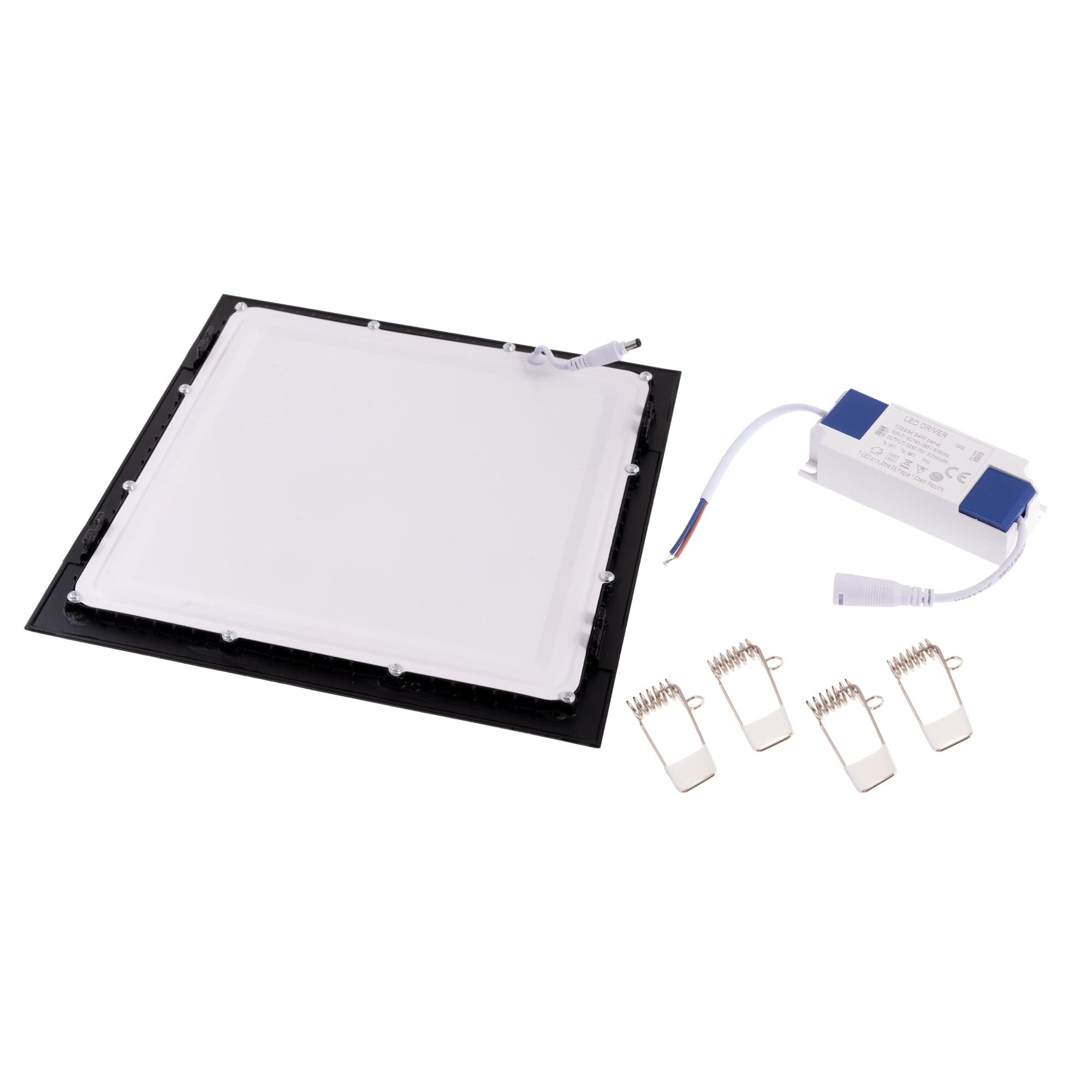 BSN24 LED panel 24W černý čtverec - - náhled 2