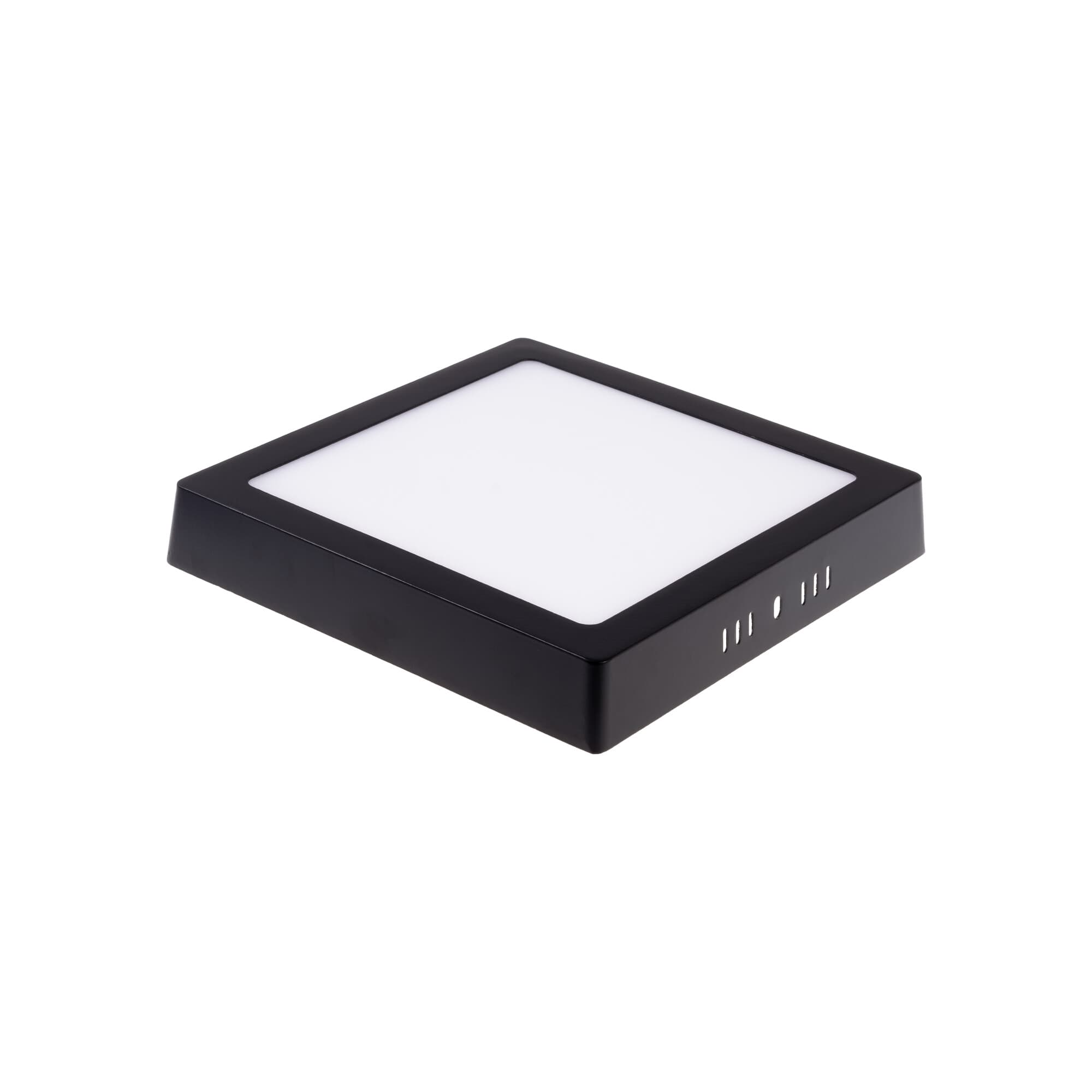 BPS12 LED panel 12W přisazený černý čtverec -