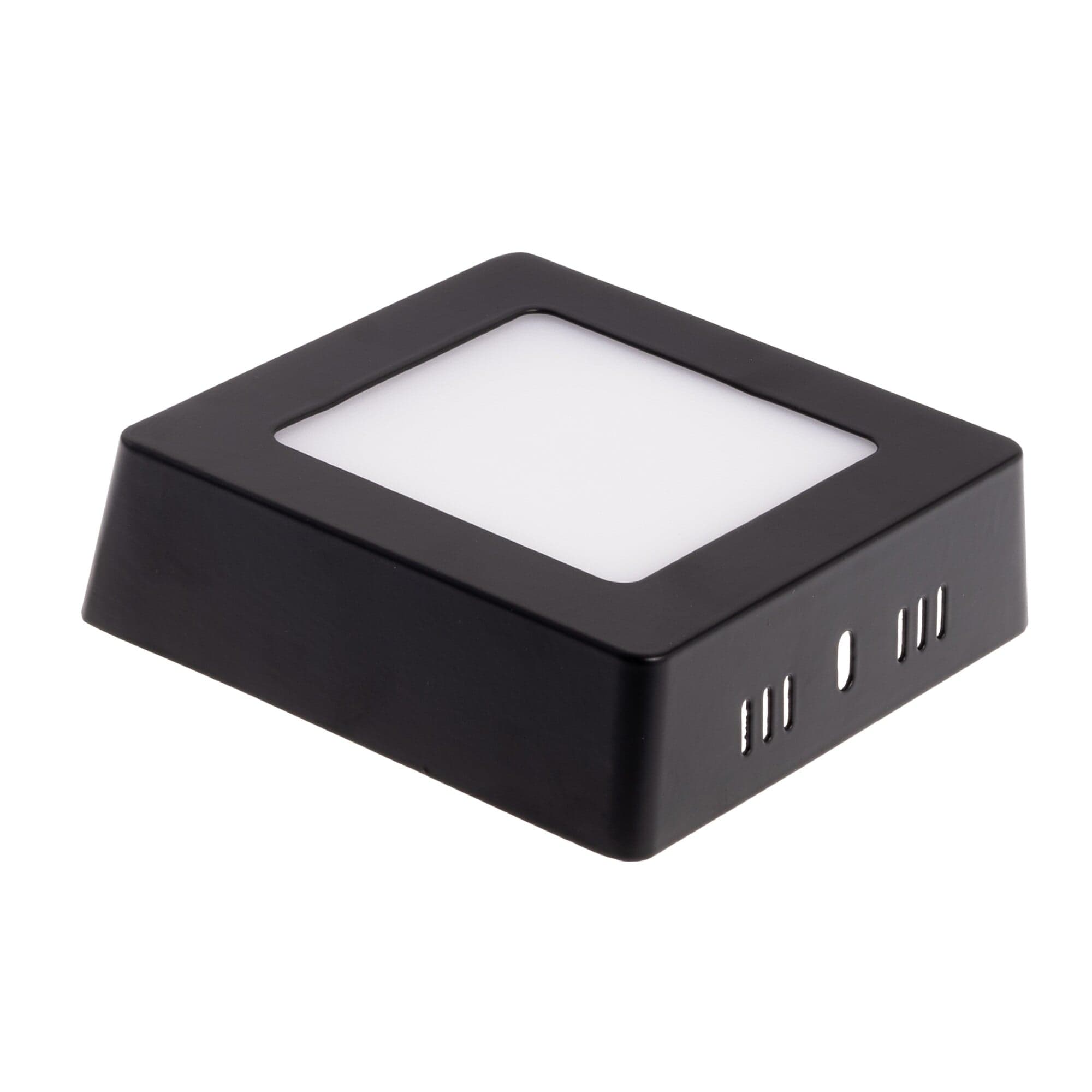 BPS6 LED panel 6W přisazený černý čtverec -