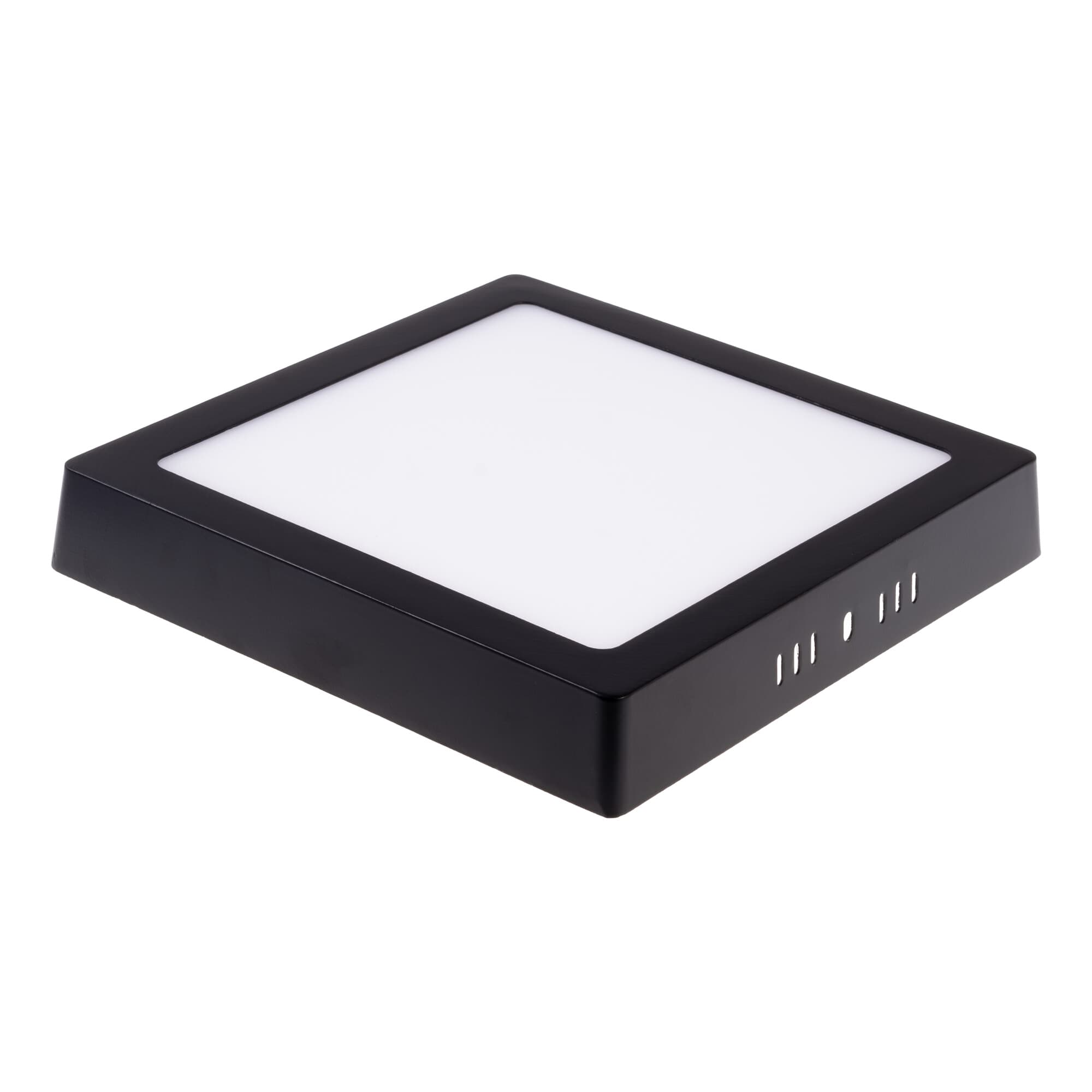 BPS24 LED panel 24W přisazený černý čtverec -