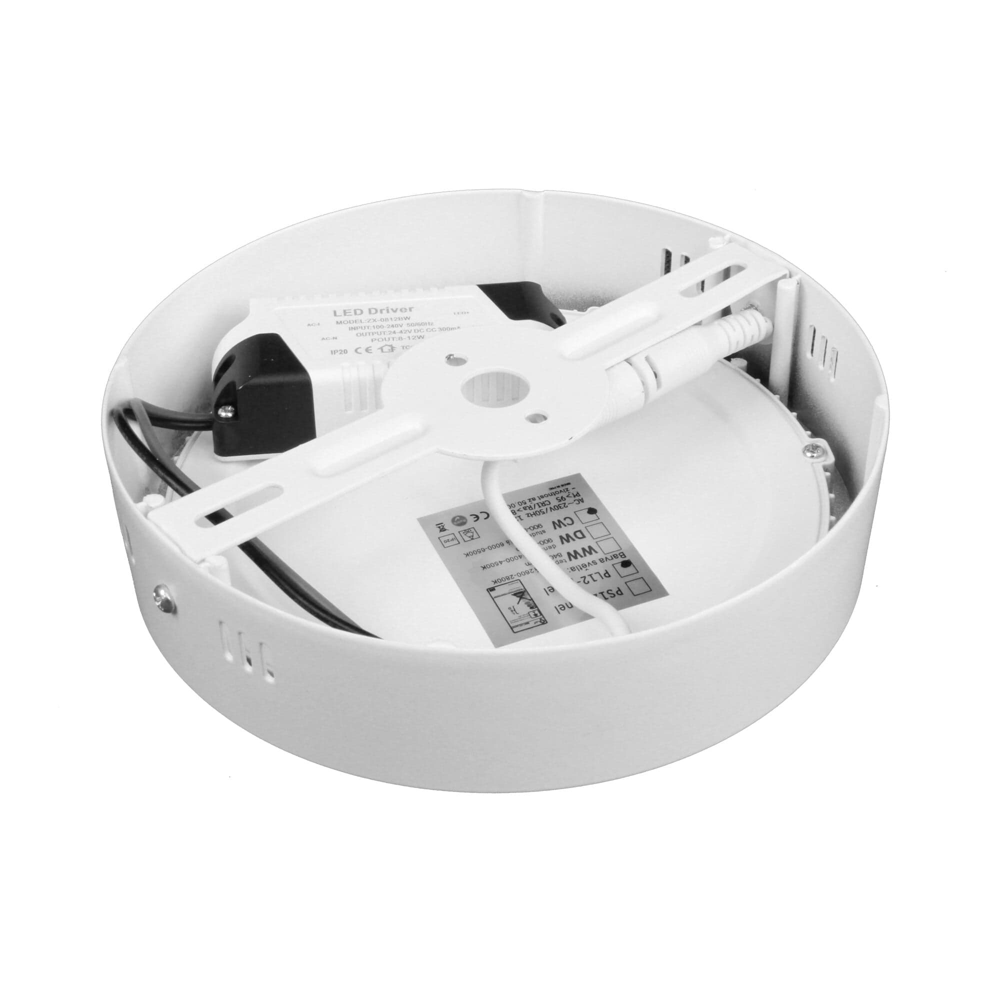 PL12 LED panel 12W přisazený kulatý 166mm - Denní bílá - náhled 5