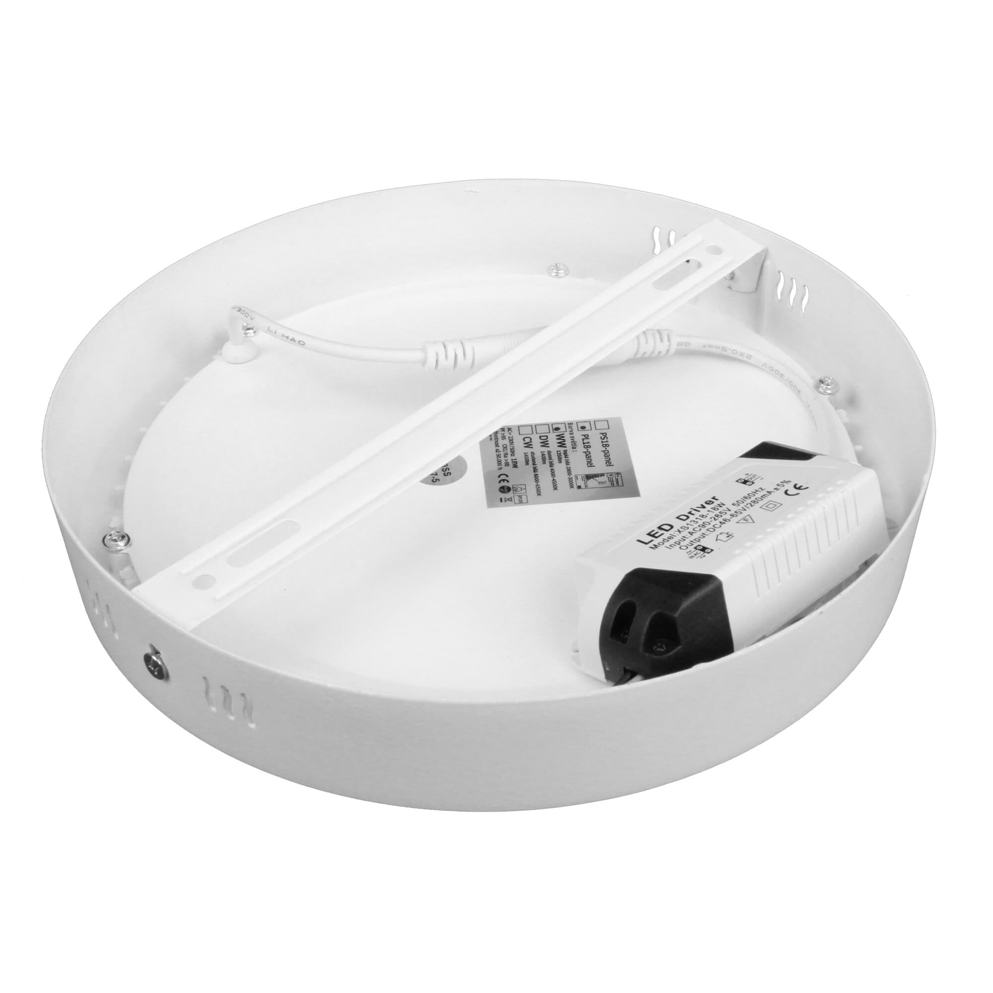 PL18 LED panel 18W přisazený kulatý 220mm - Denní bílá - náhled 5