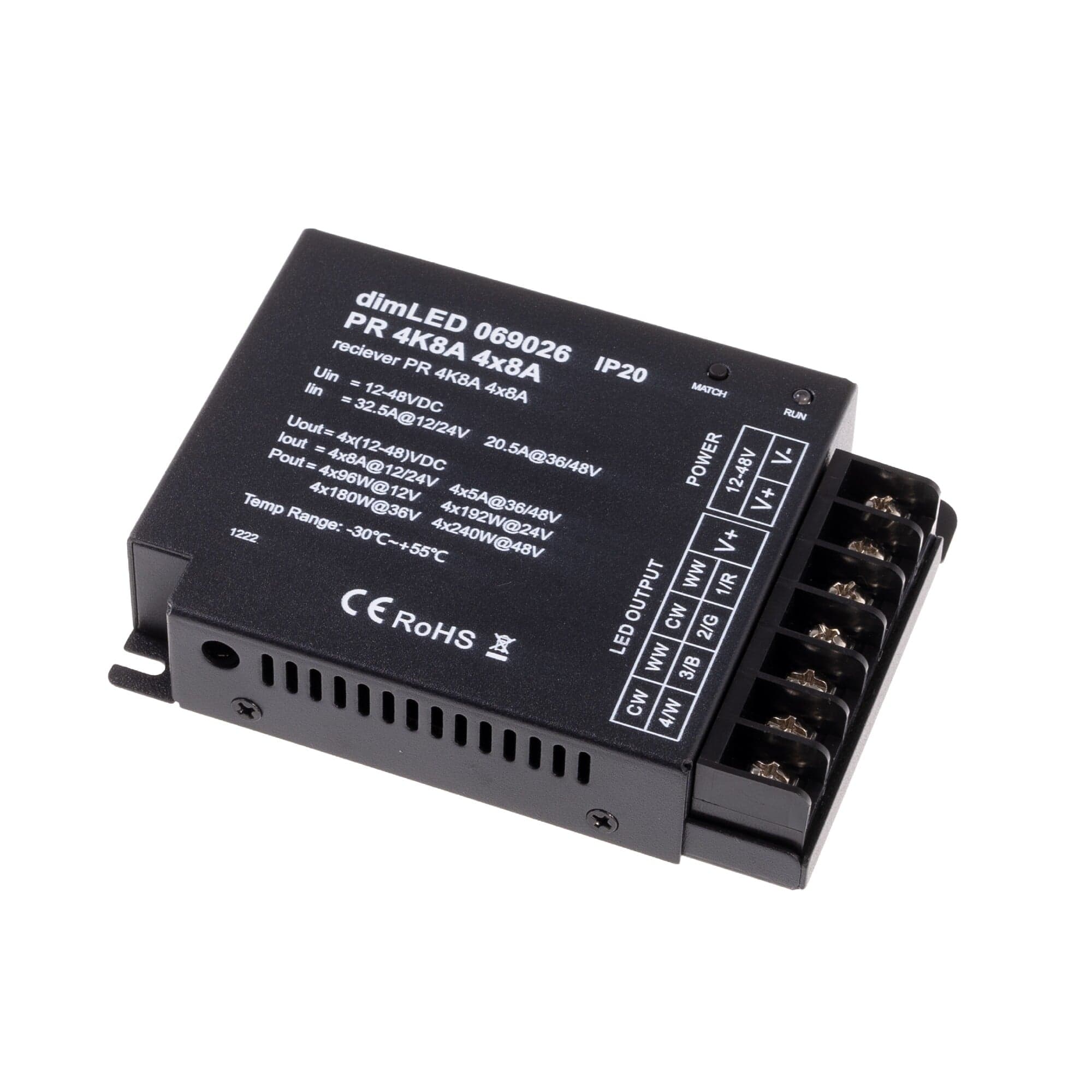 Přijímač dimLED PR 4K8A 4v1 - náhled 1