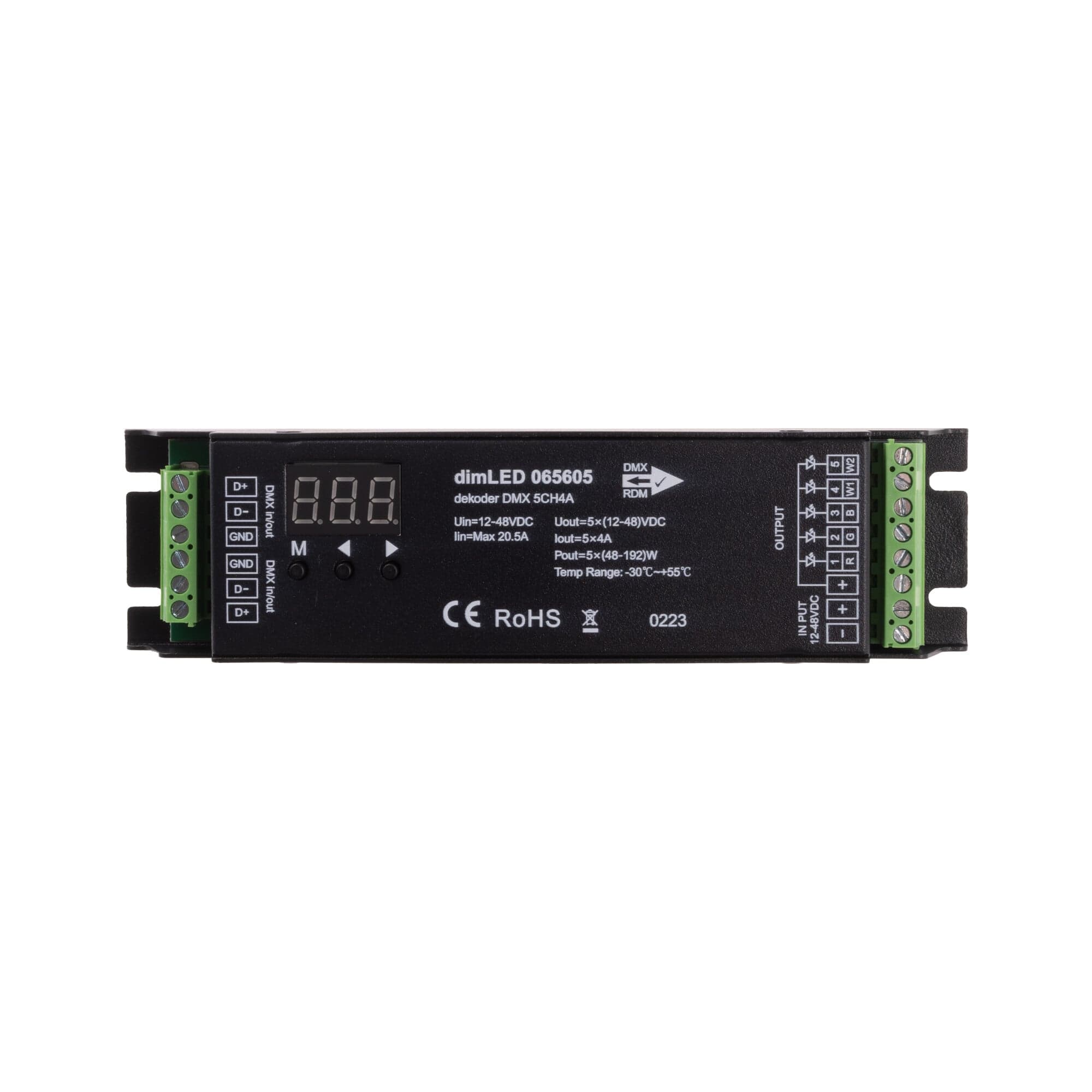 DMX dimLED dekodér 5CH4A - náhled 3