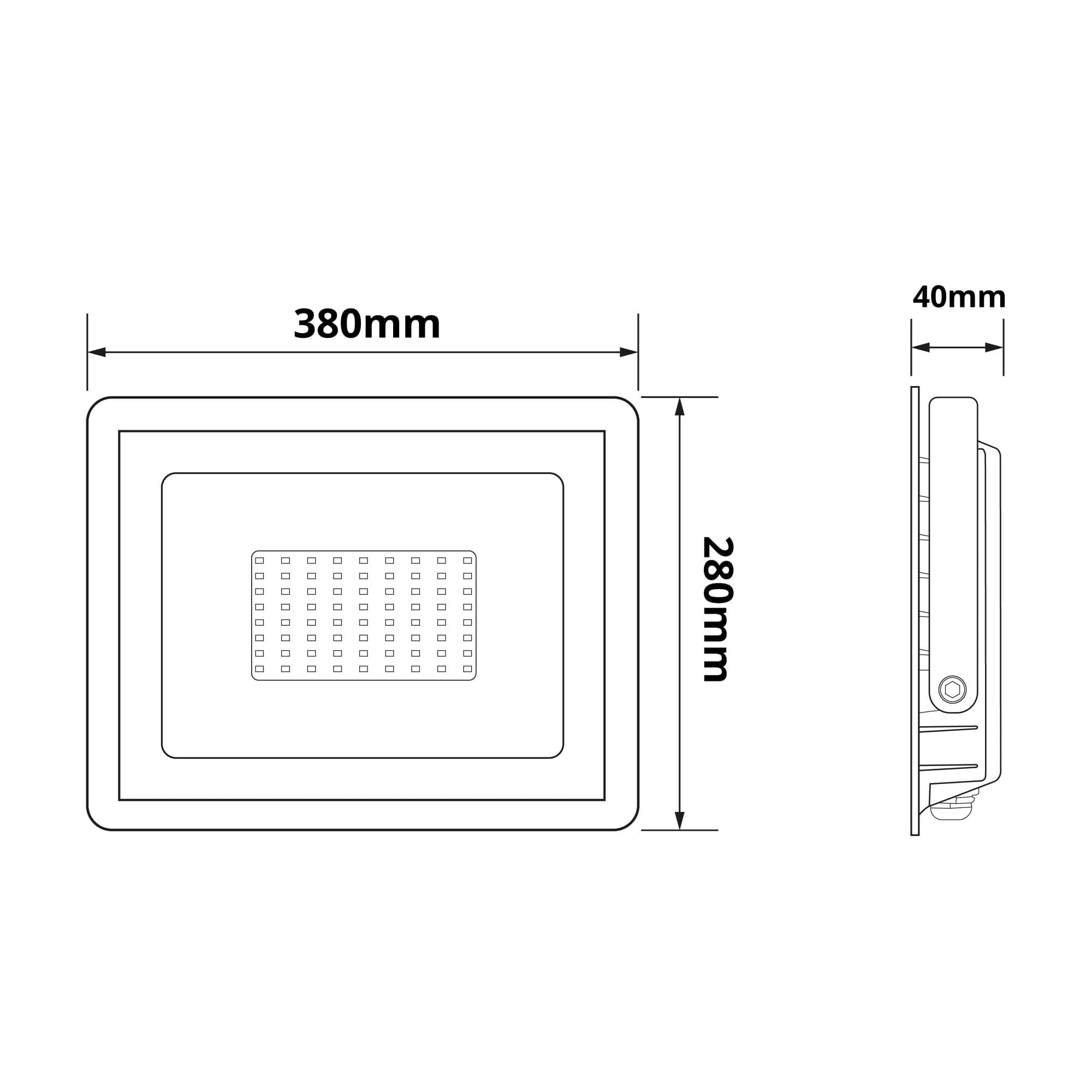 LED reflektor LEVE 200W - náhled 4
