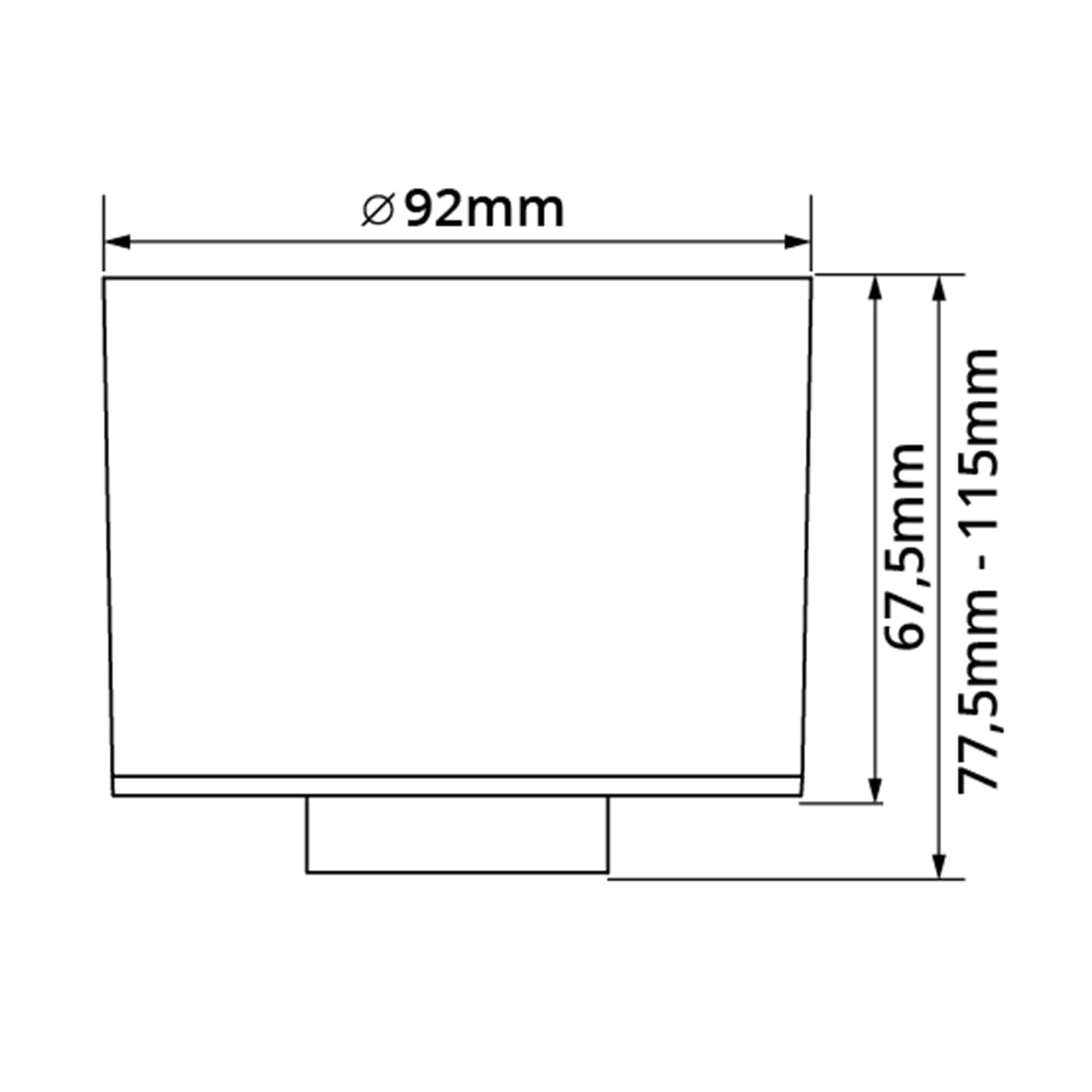 CCT LED bodové svítidlo ALIMO 6W bílé - náhled 5