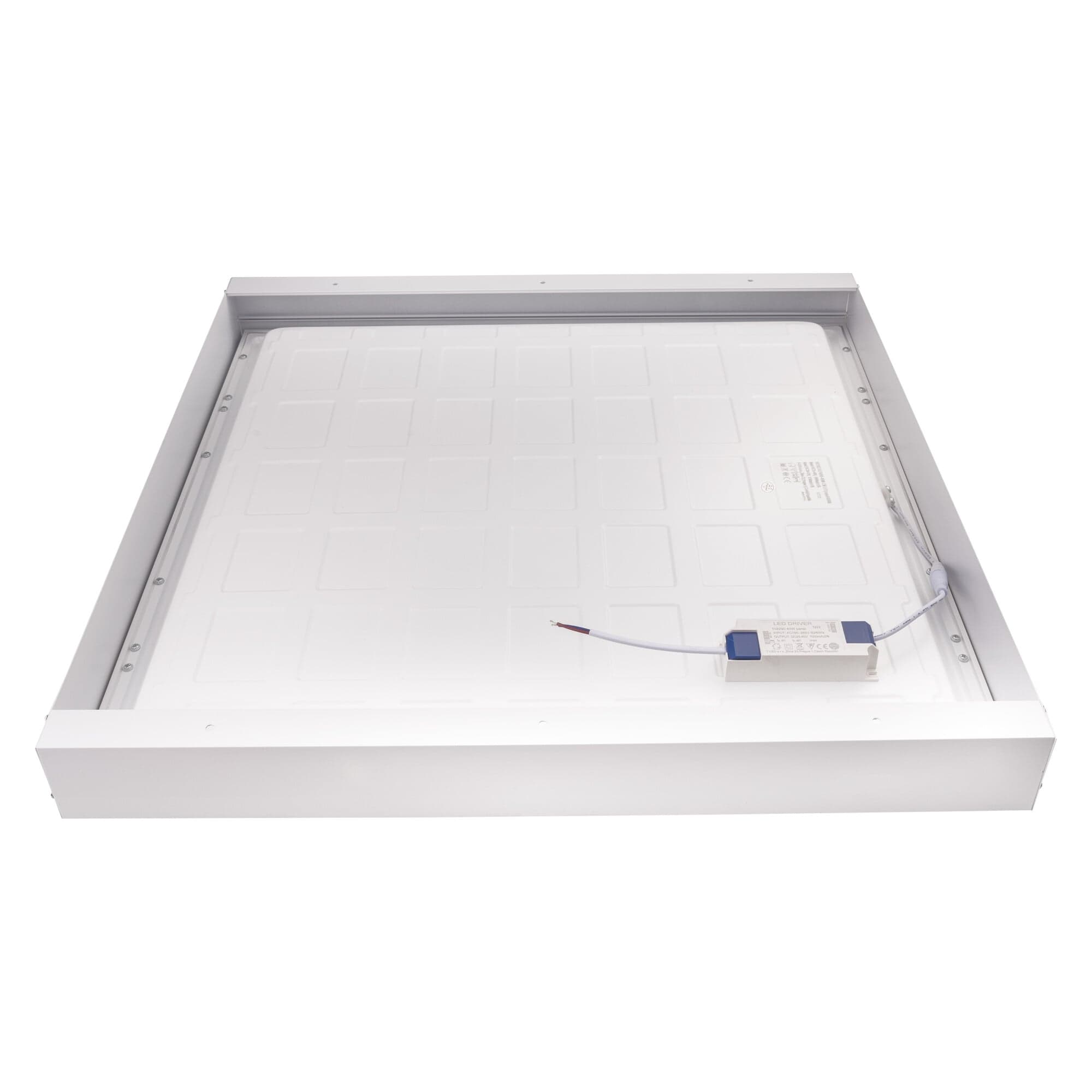 Rám LED panelu 60x60cm 65mm pro přisazení bílý - - náhled 5