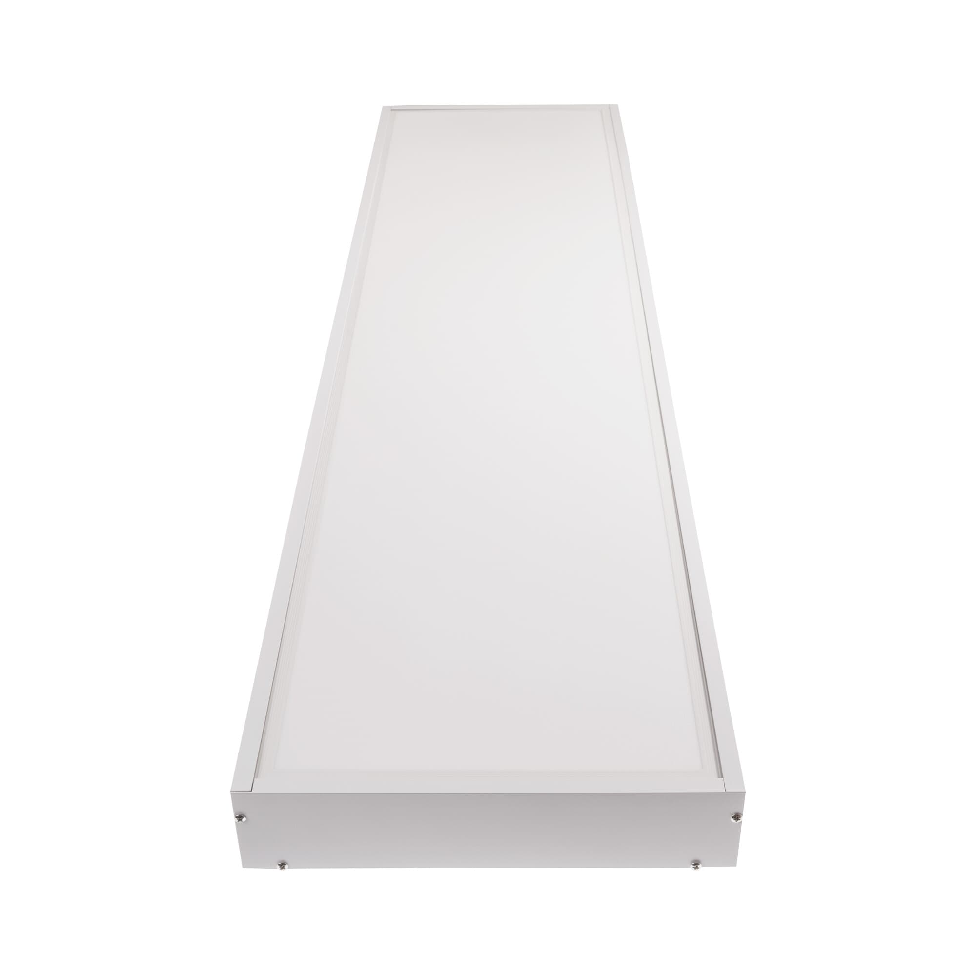 Rám LED panelu 30x120cm 65mm pro přisazení bílý -