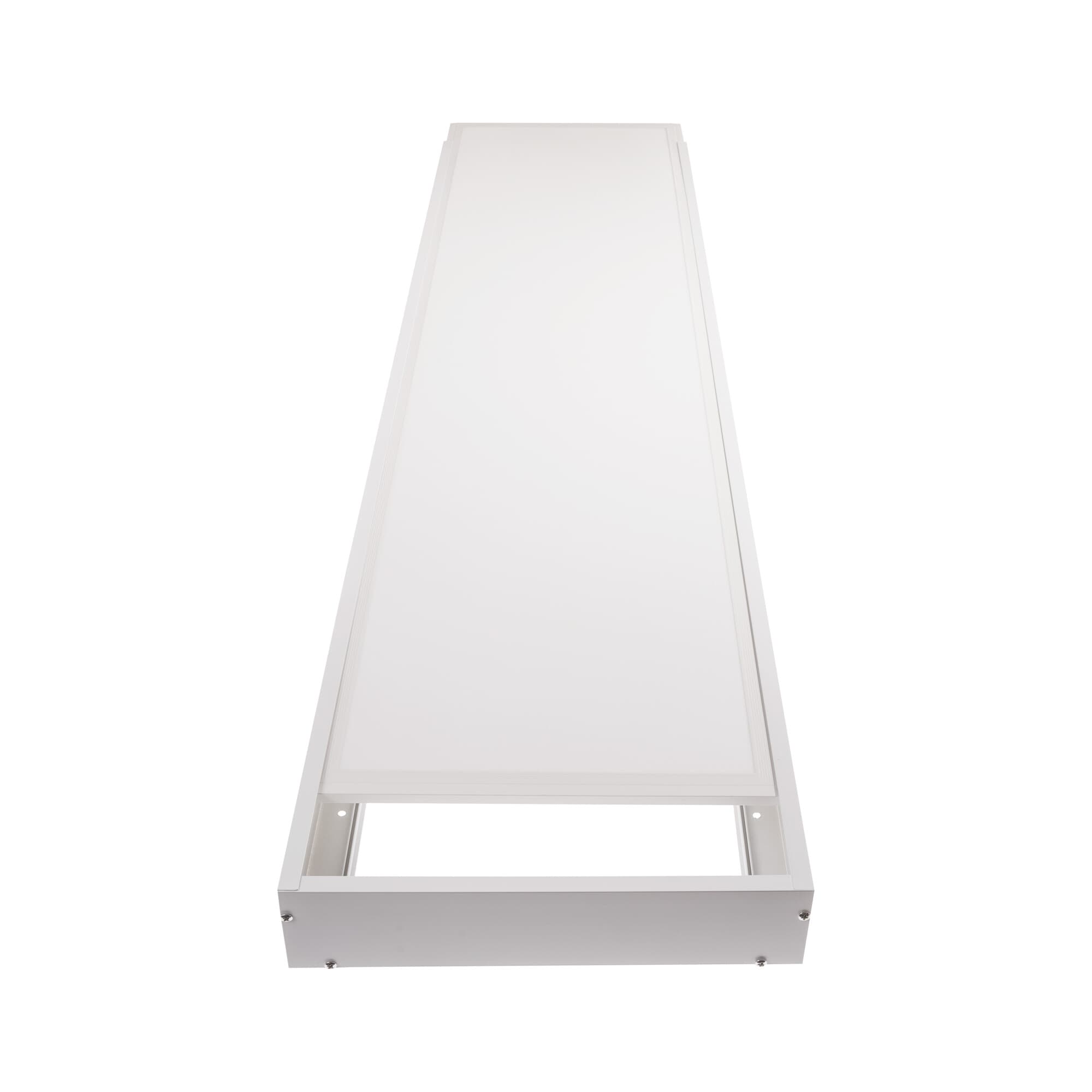 Rám LED panelu 30x120cm 65mm pro přisazení bílý - - náhled 3