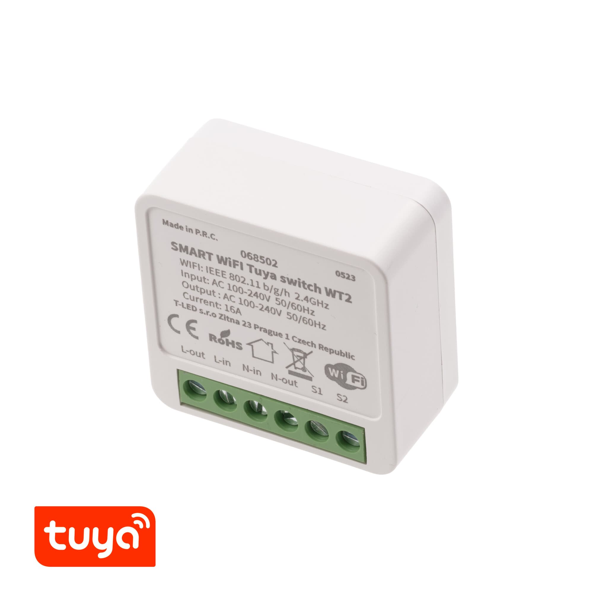 SMART WiFi Tuya switch (spínač) WT2 - náhled 3