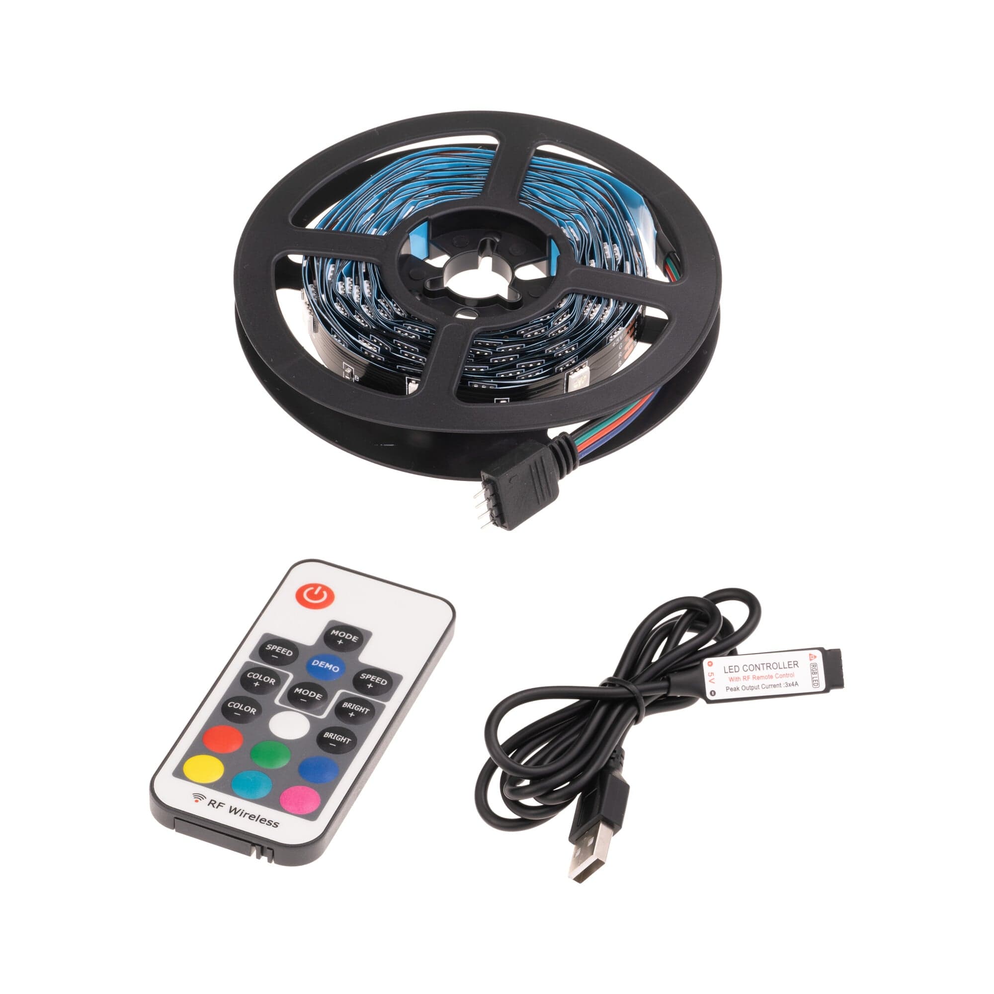 Sada LED pásku USB RGB 4m 20W - náhled 5