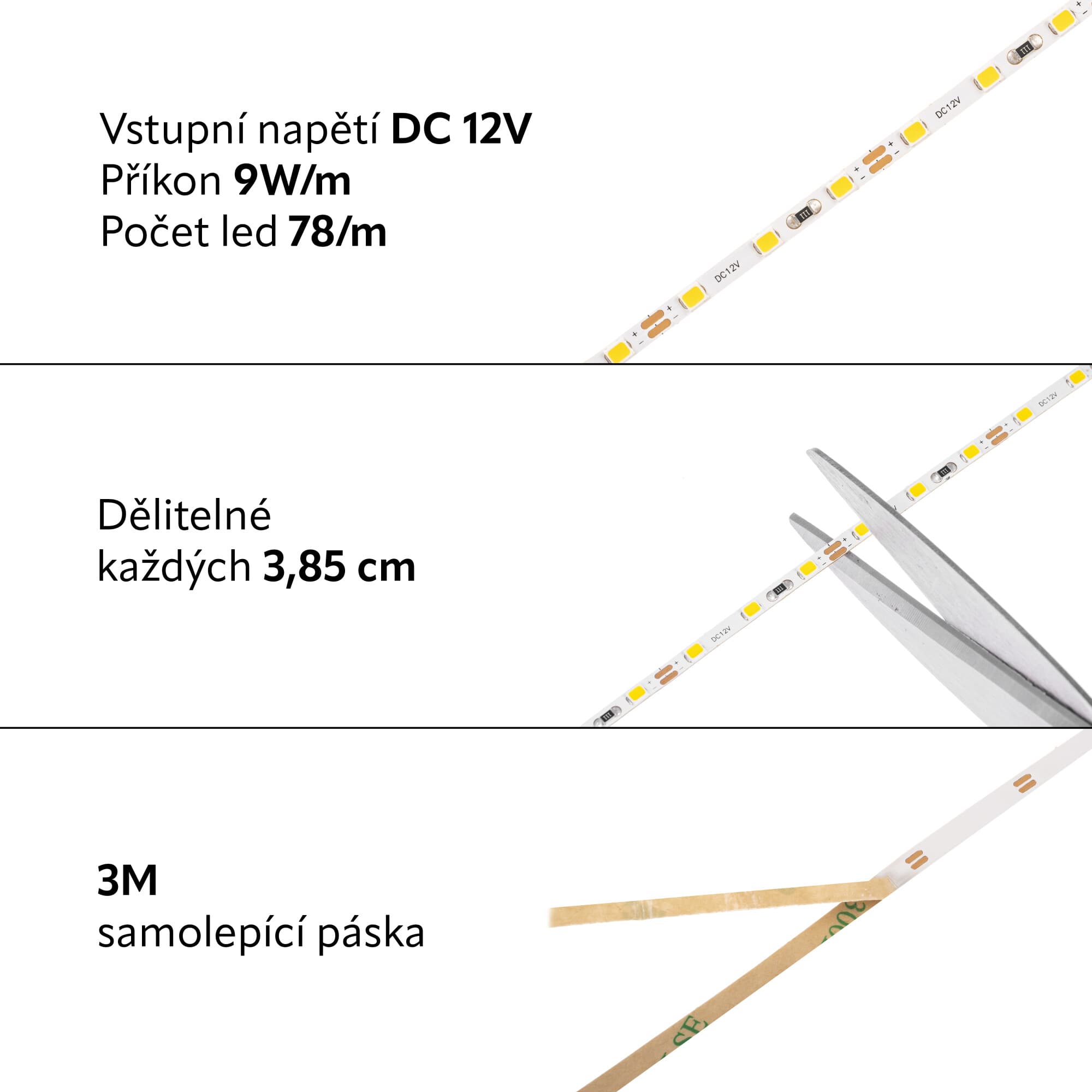 LED pásek 12MINI7875 - Denní bílá - náhled 5