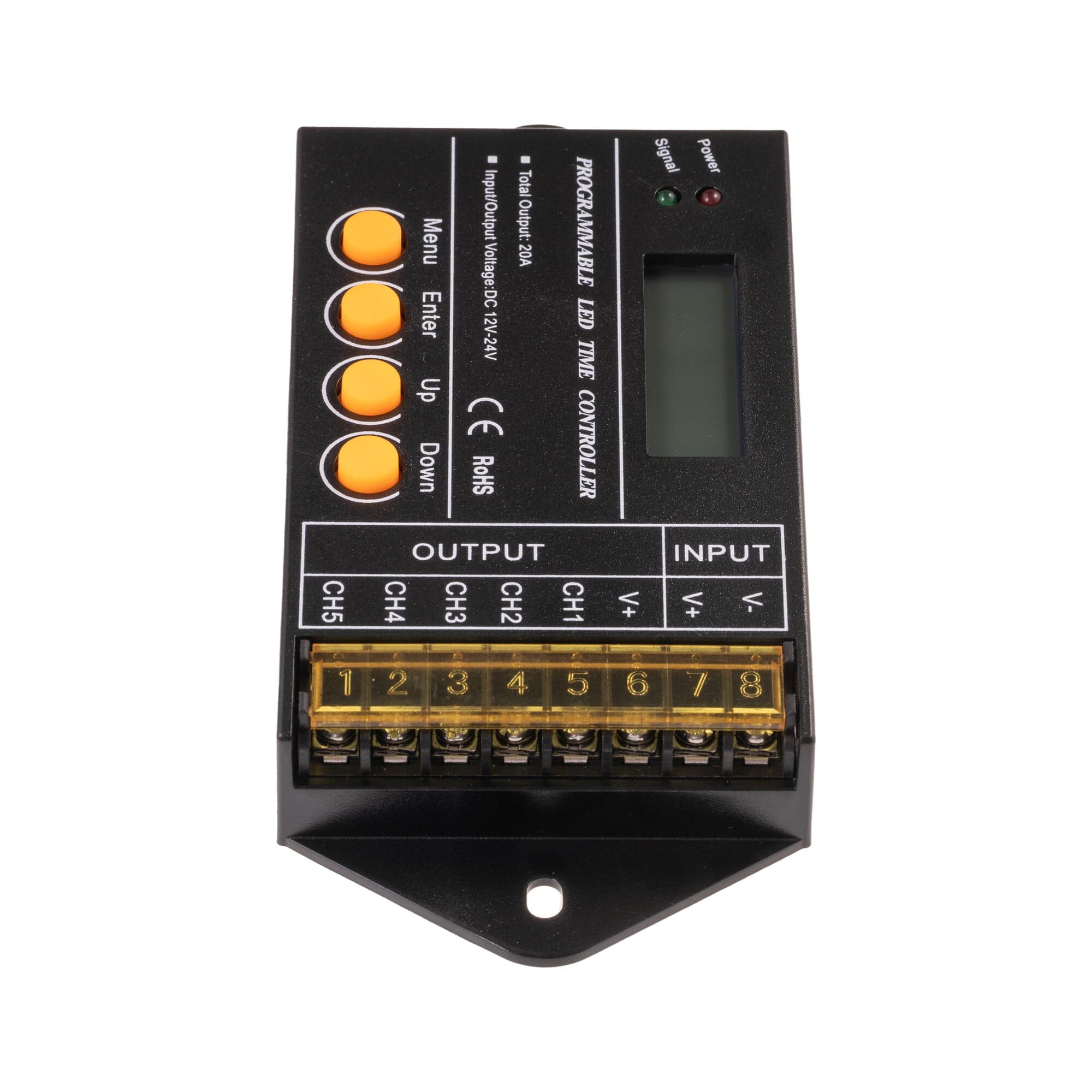 Programovatelný ovladač USB 5CH 20A pro LED - náhled 4