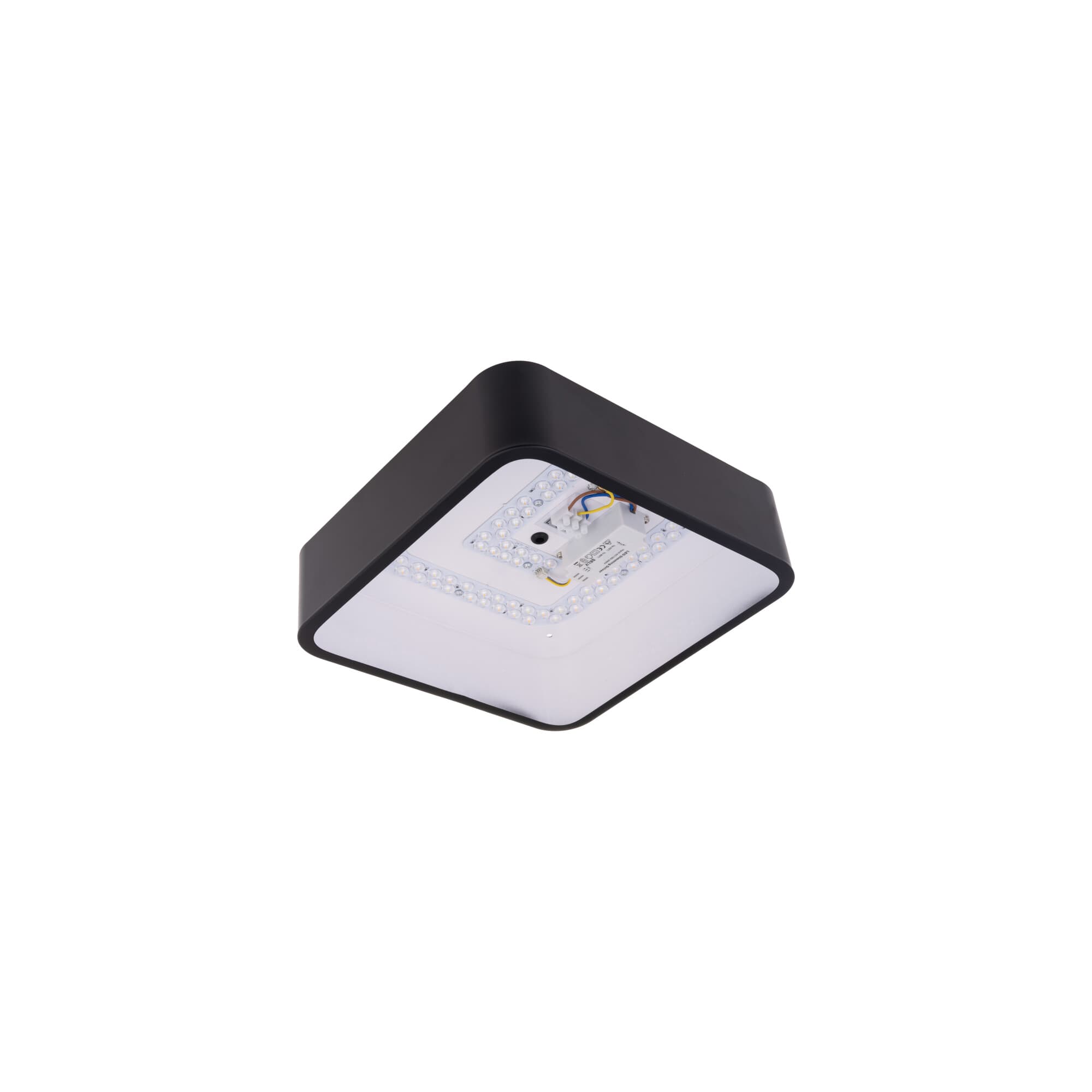 LED svítidlo RENDO 24W CCT hranaté černé stropní - náhled 3
