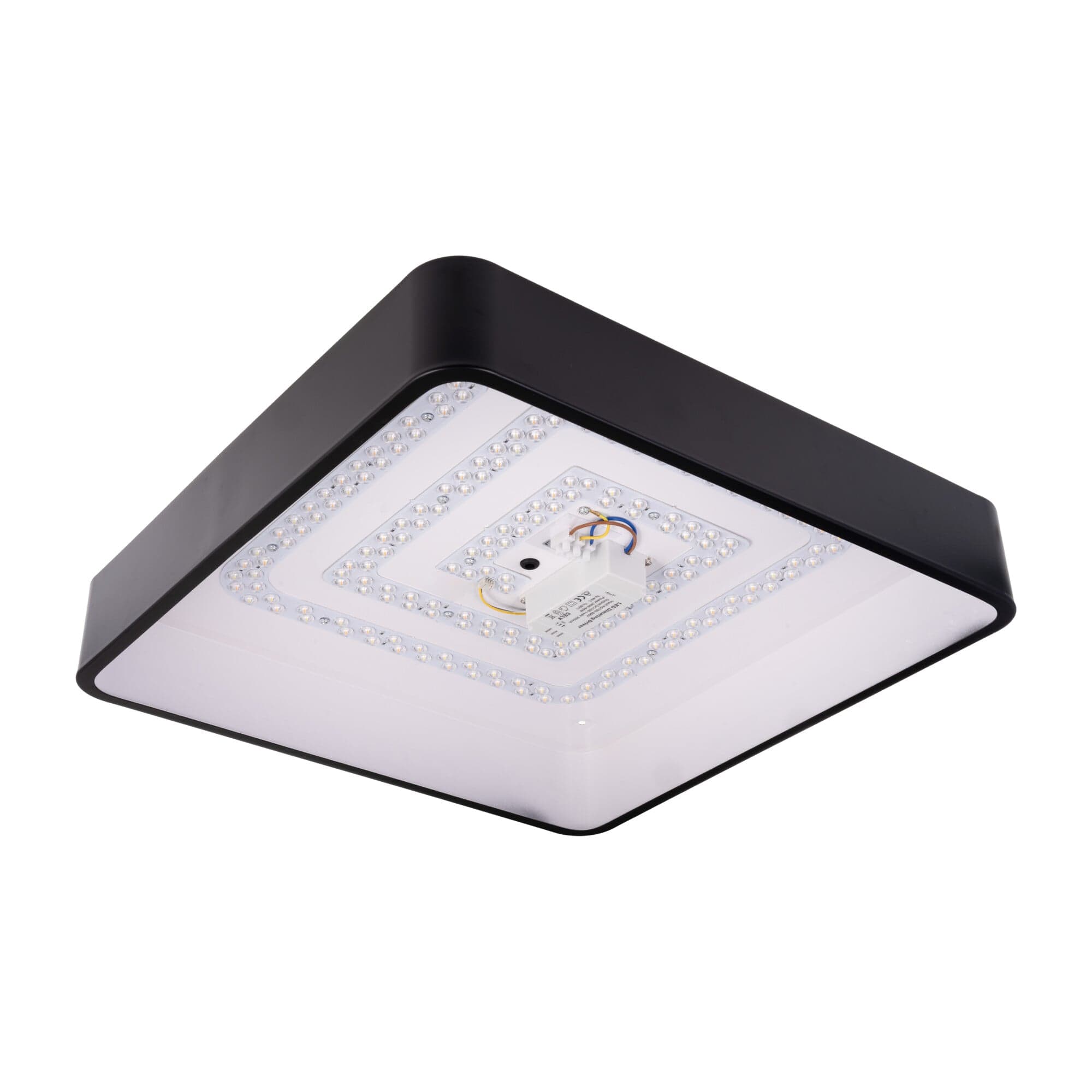 LED svítidlo RENDO 48W CCT hranaté černé stropní - náhled 4