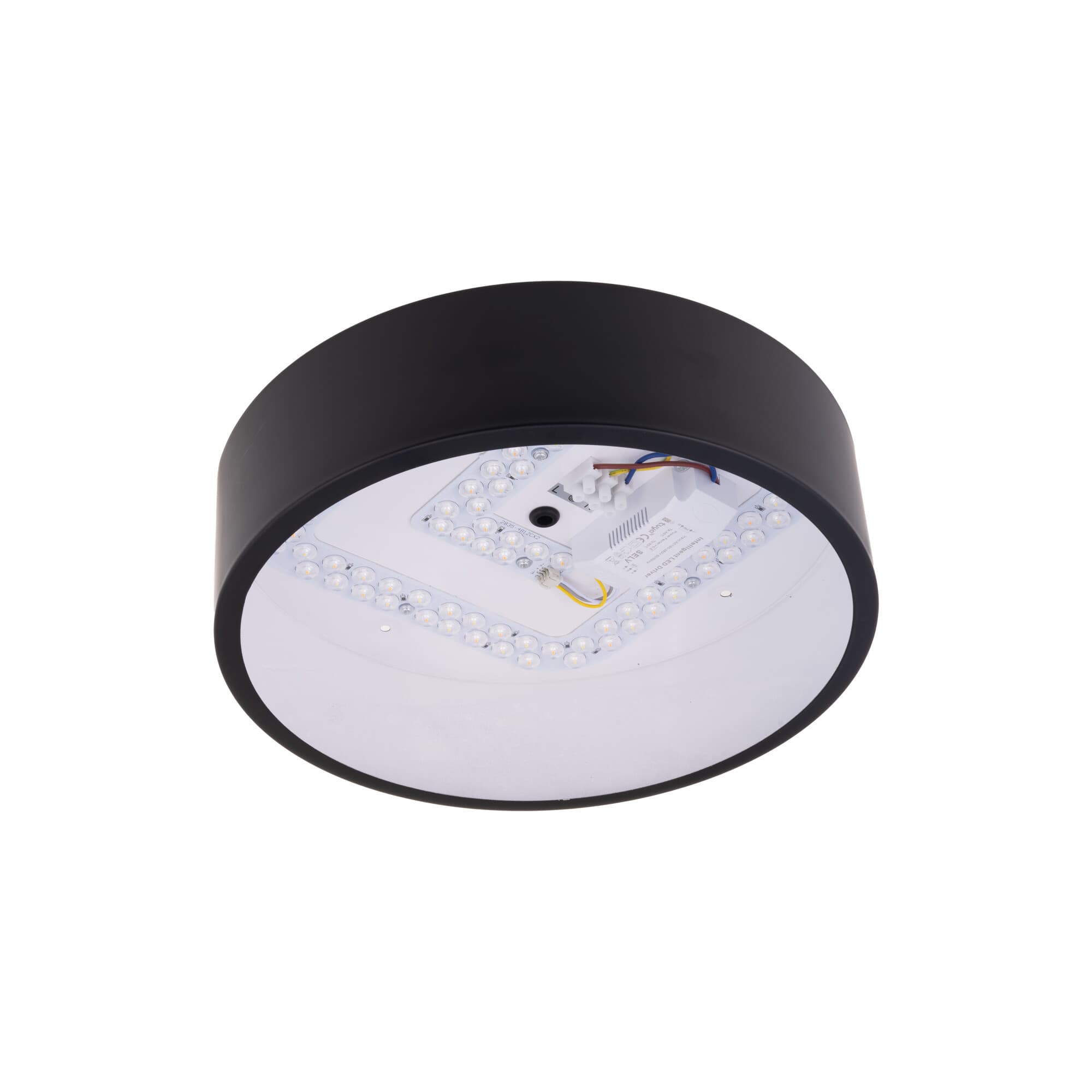 SMART Tuya LED svítidlo RENDO 36W CCT kulaté černé - náhled 5