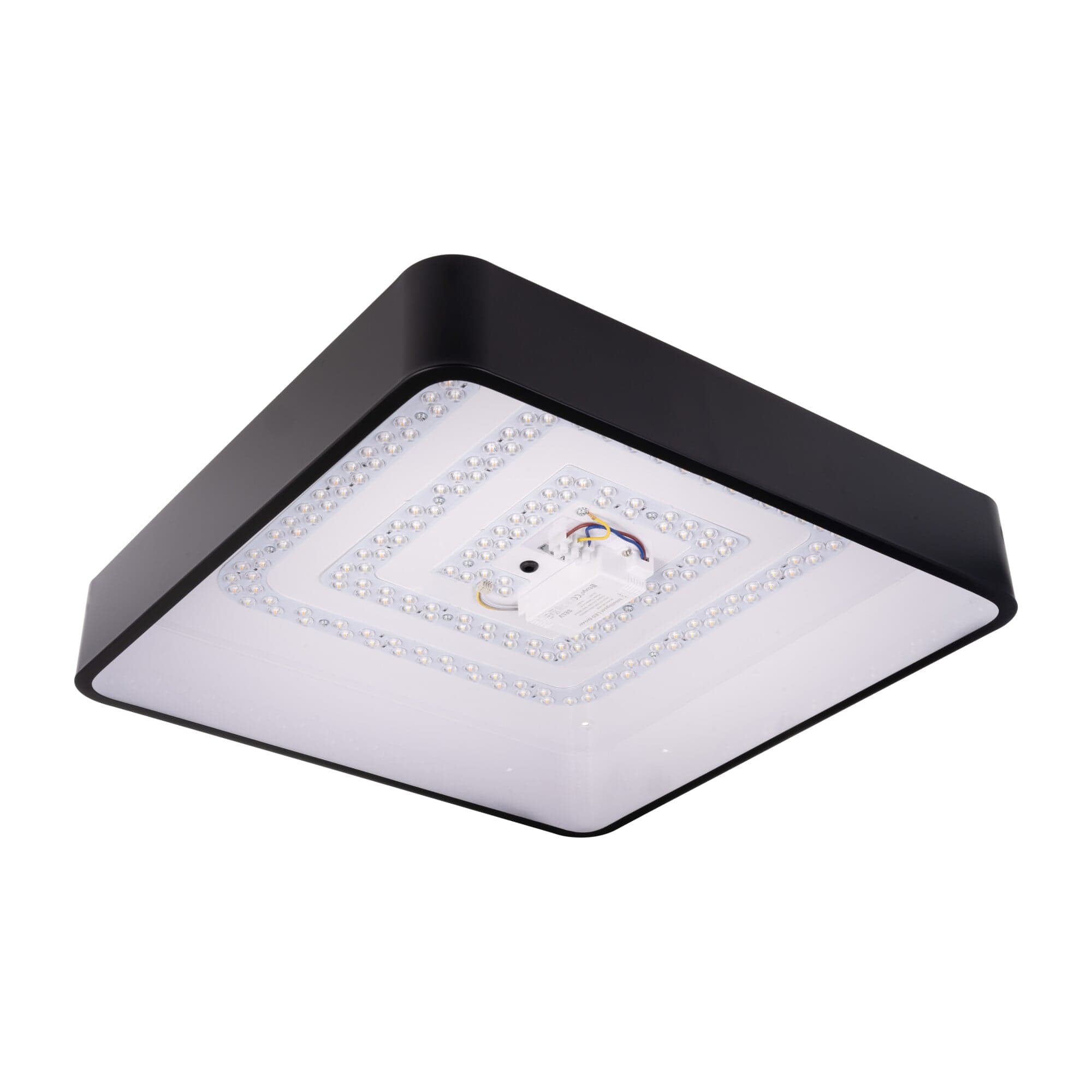 SMART Tuya LED svítidlo RENDO 48W CCT hranaté černé - náhled 3
