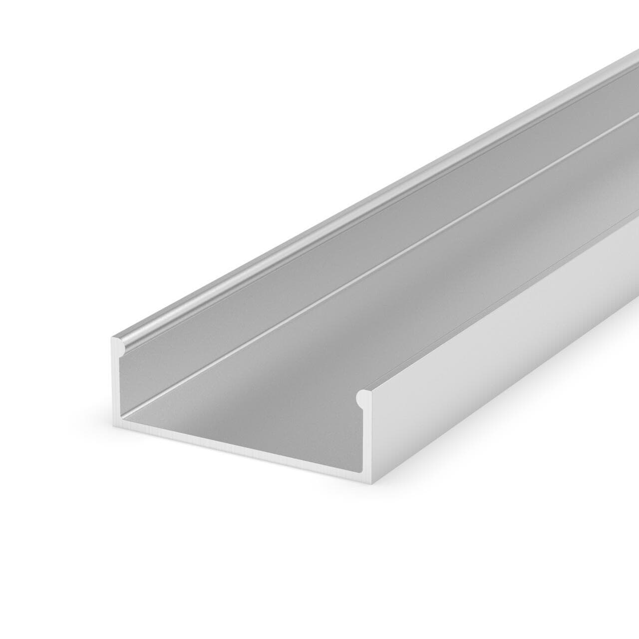 LED profil P13-1 stříbrný široký přisazený - náhled 3