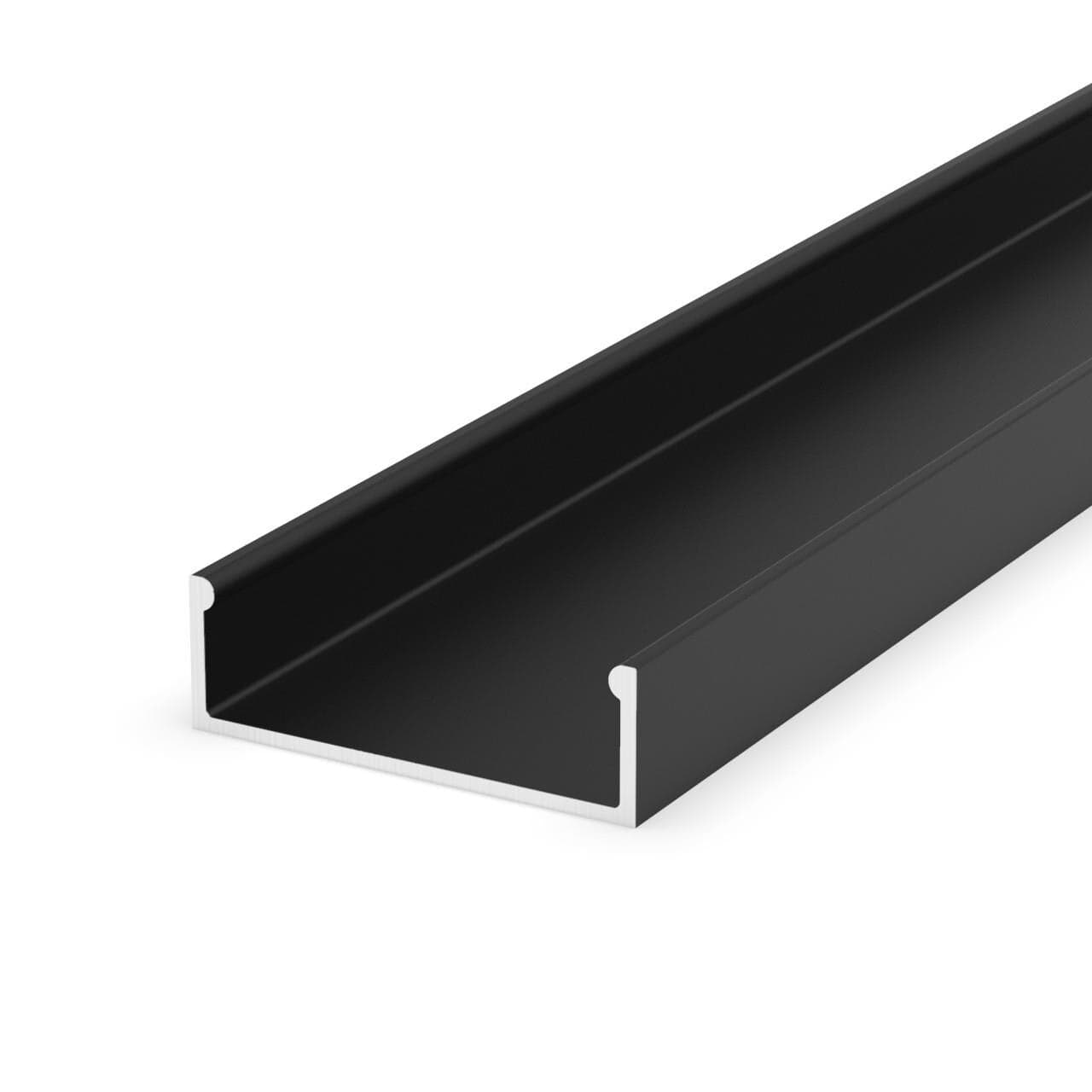 LED profil P13-1 černý široký přisazený - náhled 2