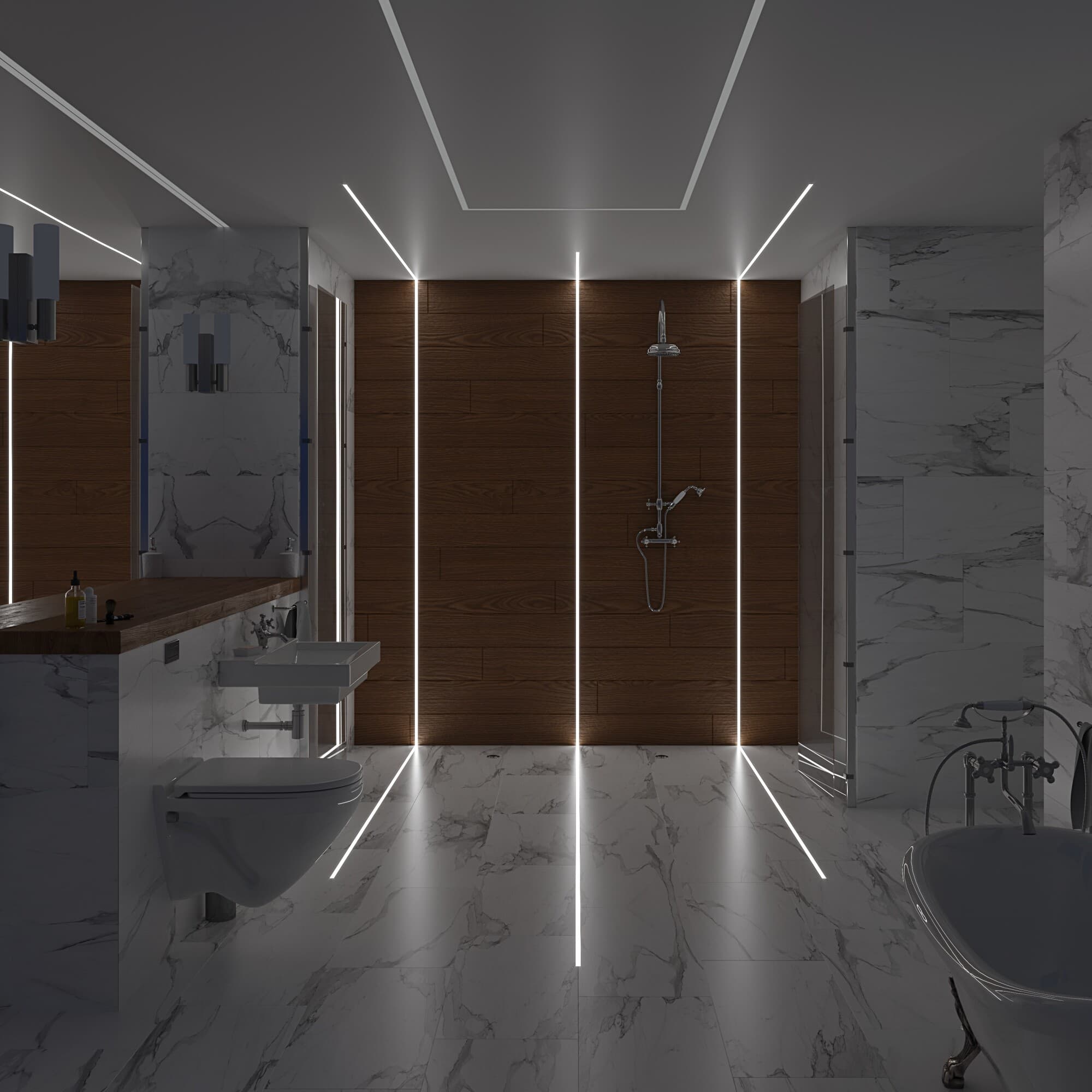 LED profil P11-1 pochozí stříbrný - náhled 2