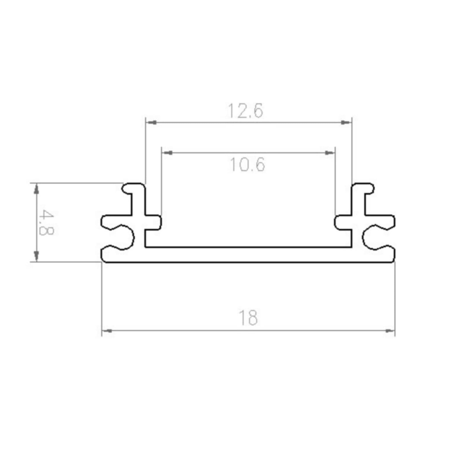 LED profil TUBE nástěnný - náhled 4