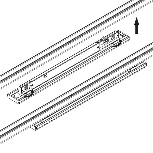 Lištové LED svítidlo TRITO LT150W 120° 61W bílé - náhled 2