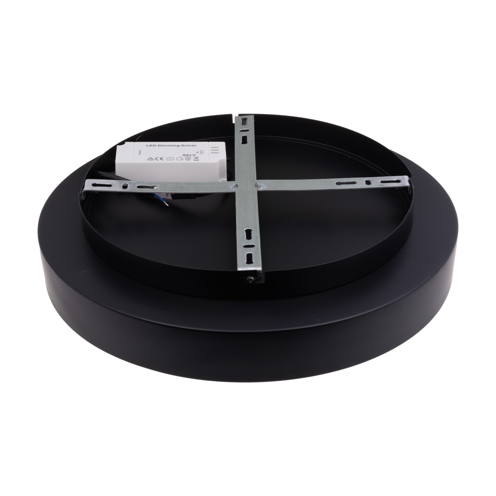 LED svítidlo ZULU 60W CCT kulaté černé stropní - náhled 3