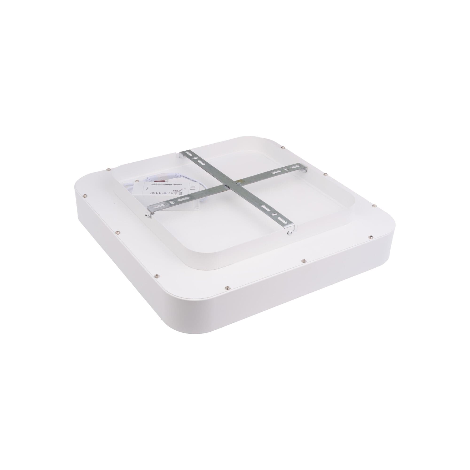 LED svítidlo ZULU 48W CCT hranaté bílé stropní - náhled 3