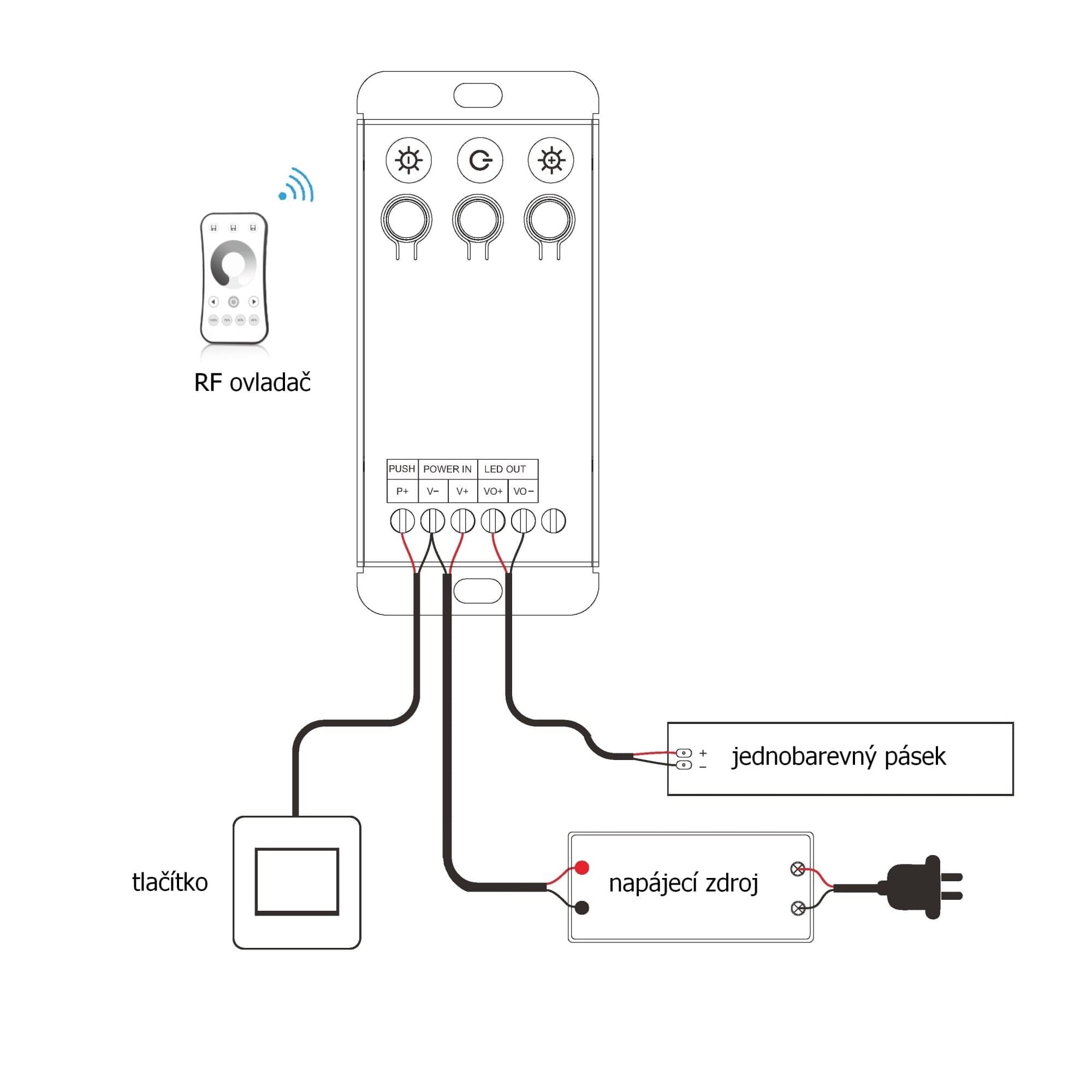 Přijímač dimLED PR 1K20A - náhled 5
