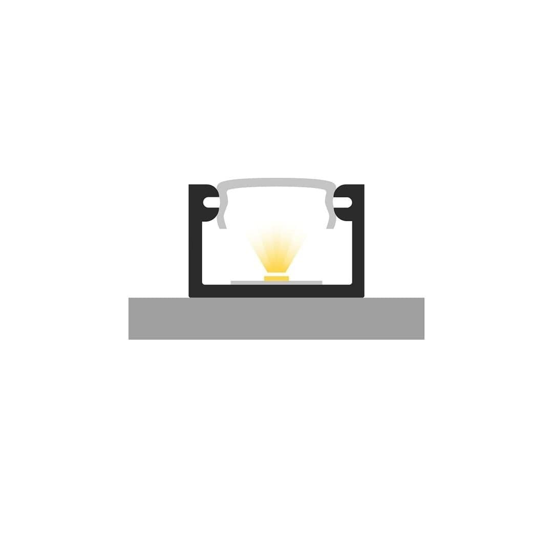 LED profil P4-2 mini bílý - náhled 3