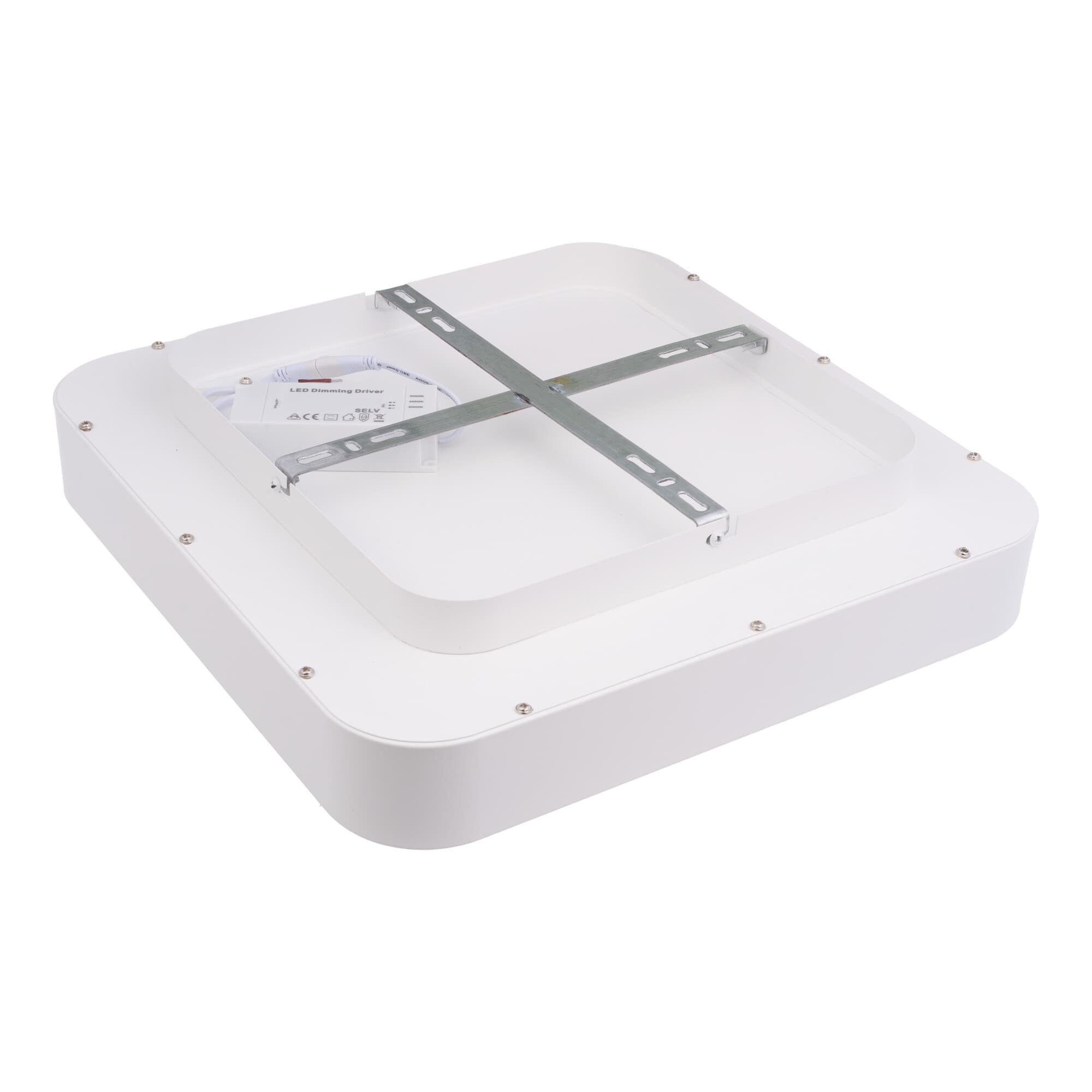 LED svítidlo ZULU 60W CCT hranaté bílé stropní - náhled 2