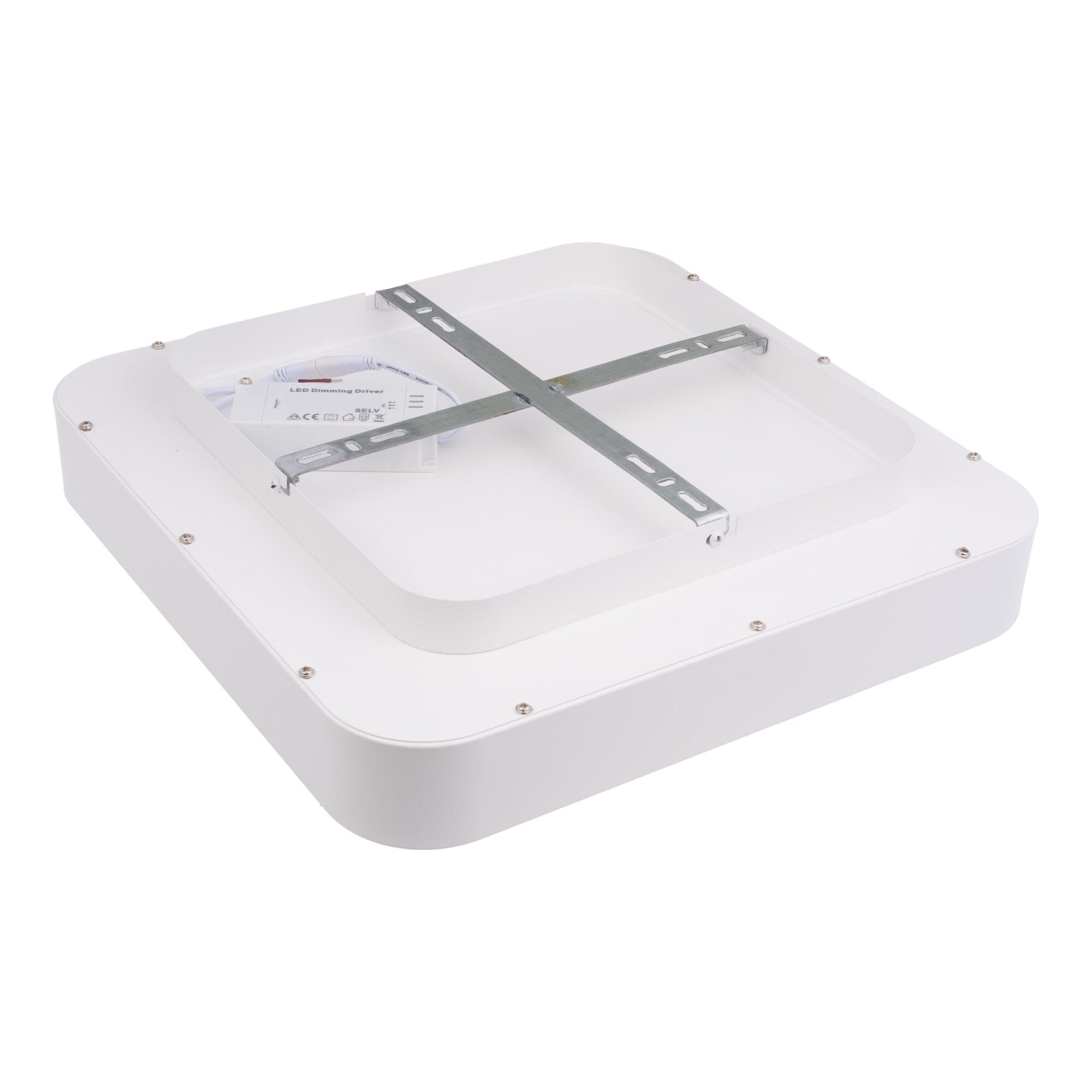 SMART Tuya LED svítidlo ZULU 60W CCT hranaté bílé - náhled 3