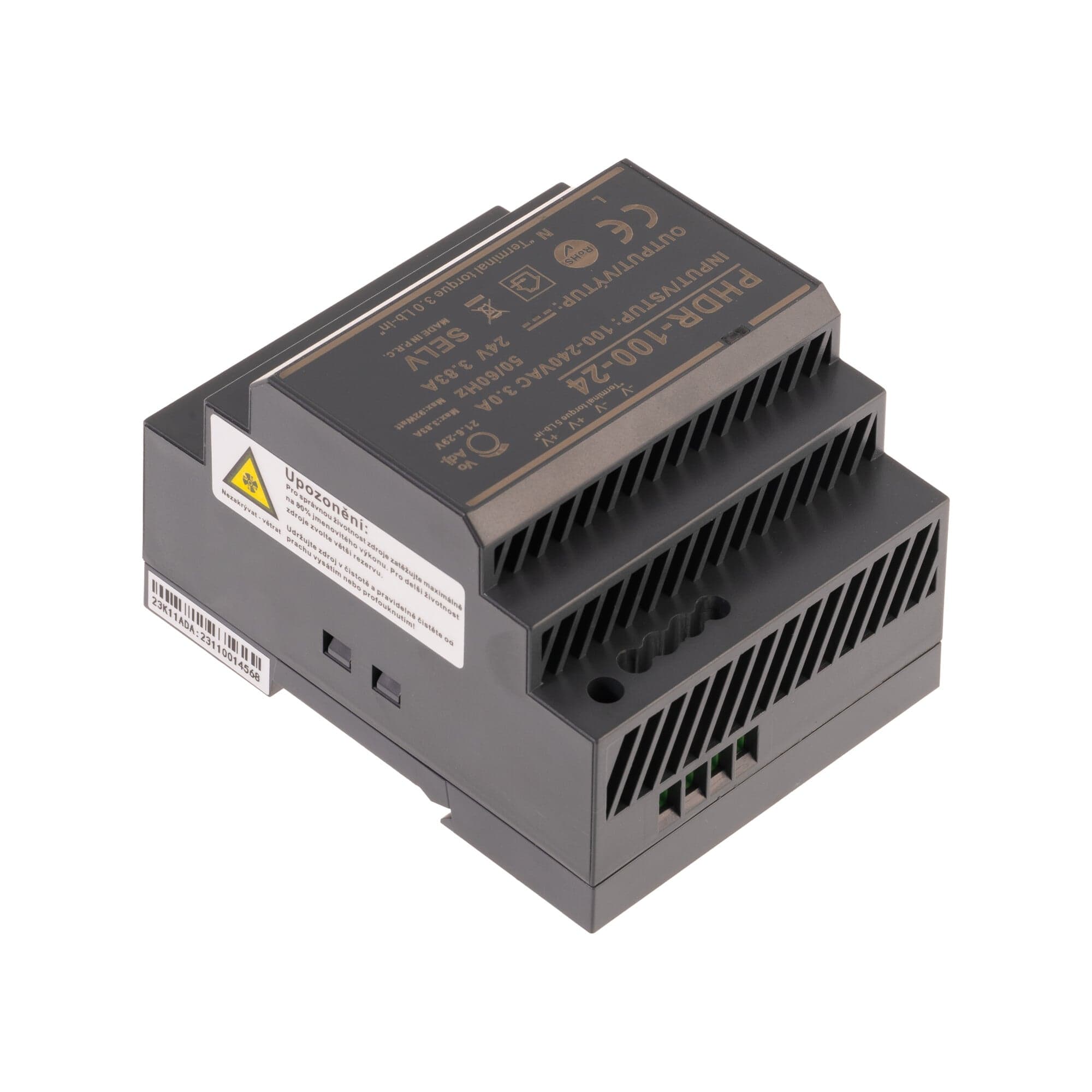 LED zdroj 24V 100W PHDR-100-24 DIN lišta - náhled 3