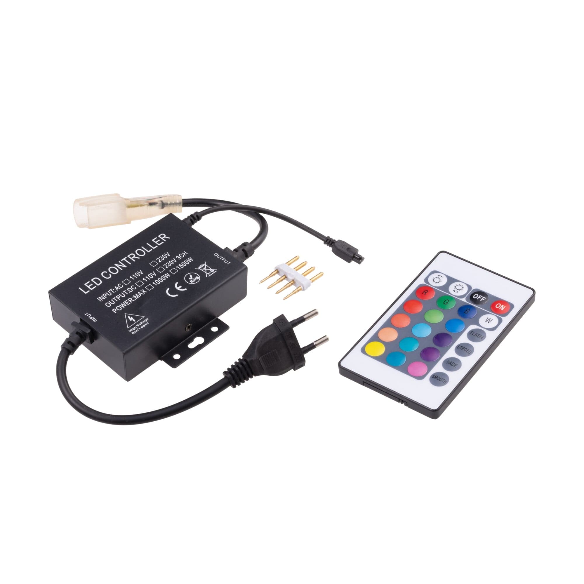 LED ovladač NEON RGB 230V-IR24 - náhled 1