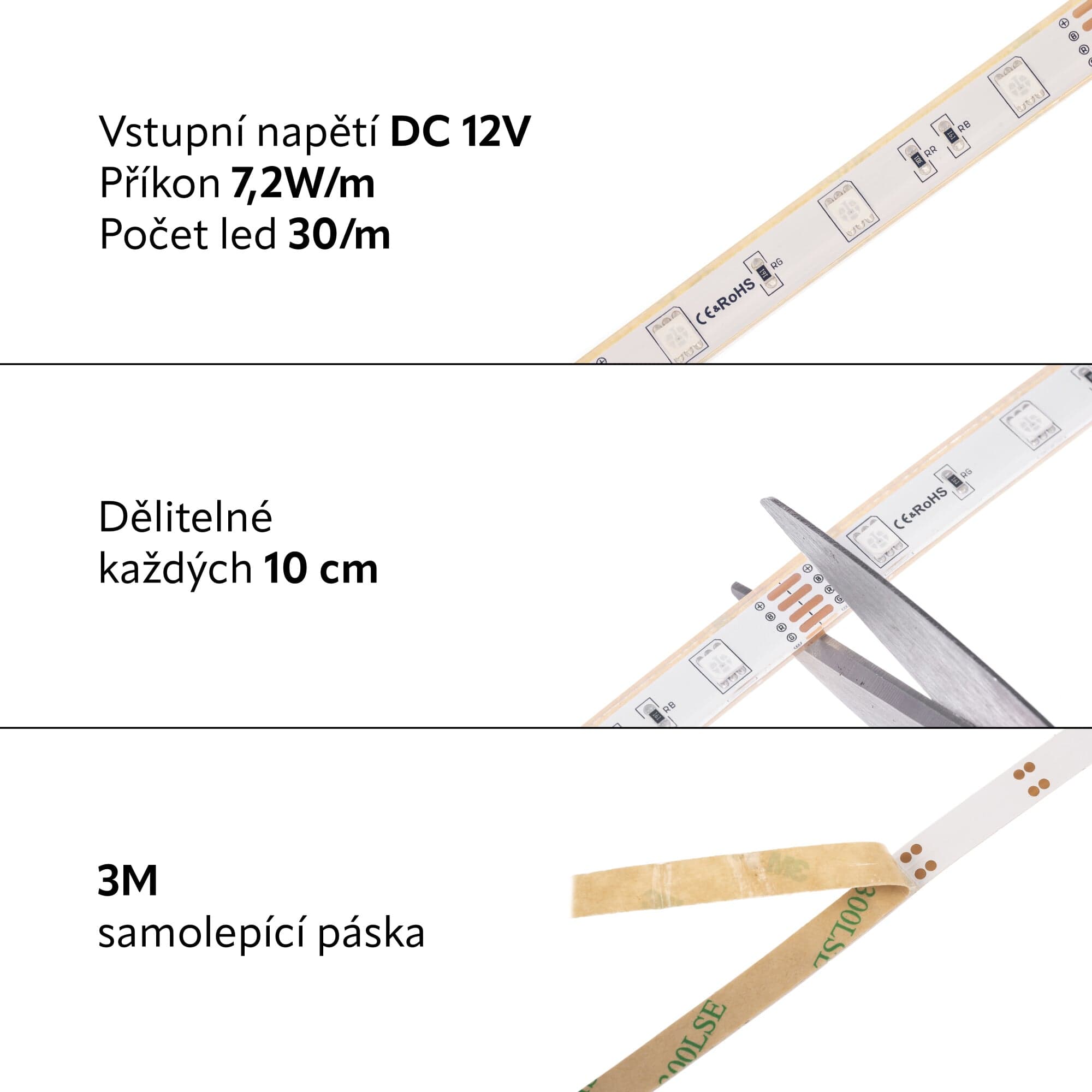 RGB LED pásek TW3-150SMD IP68 - náhled 3