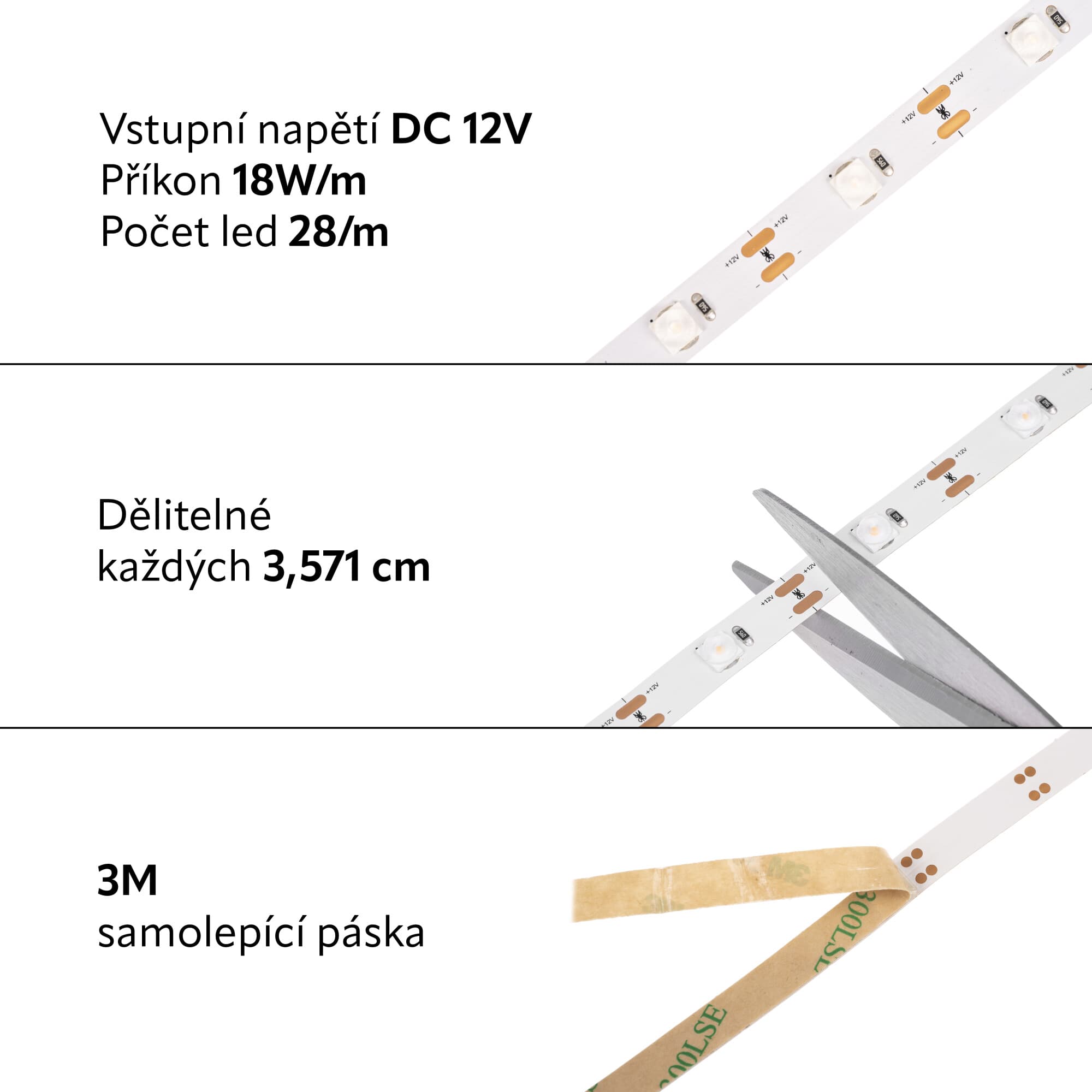 LED pásek 12LENS 2818 záruka 3 roky - náhled 5