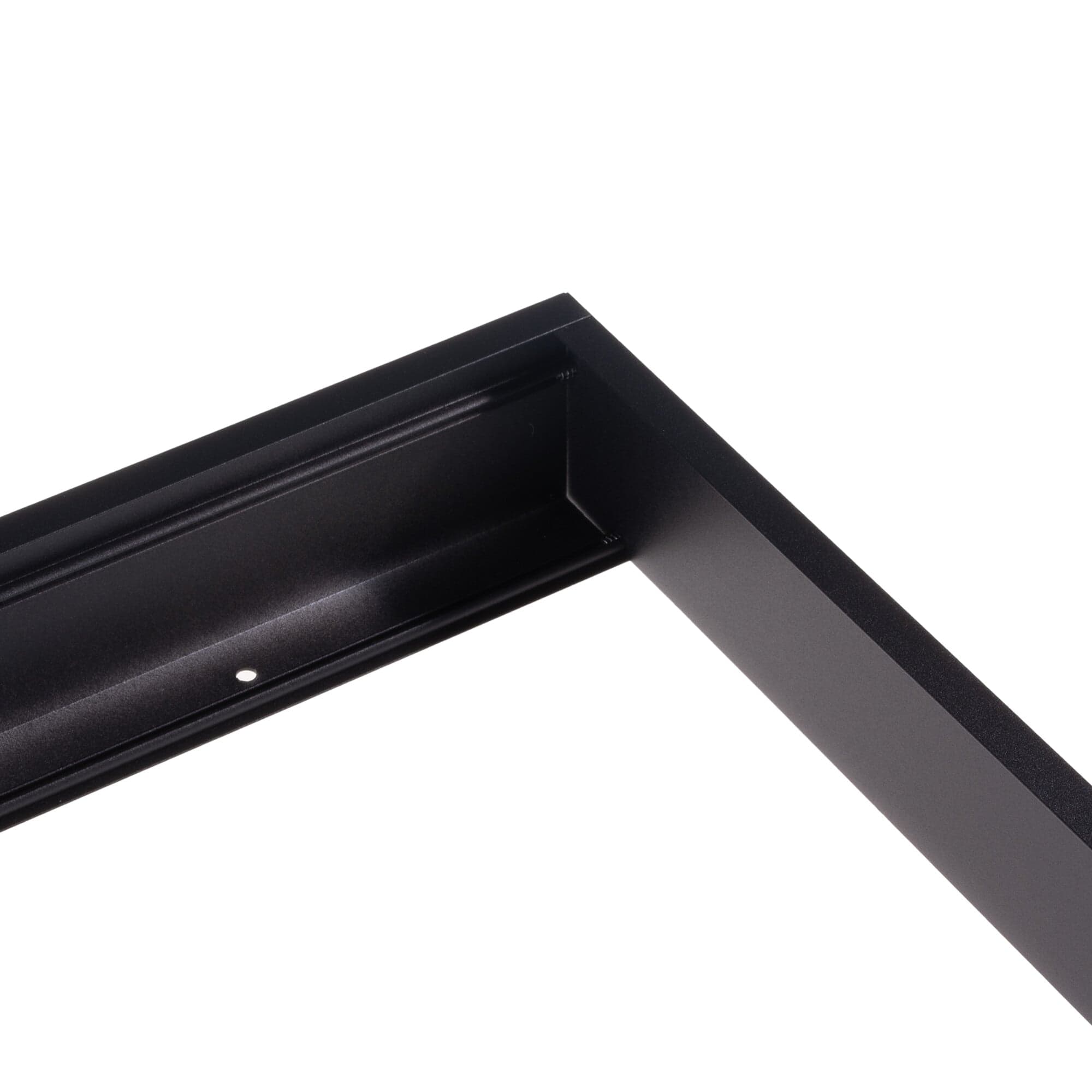 Rám LED panelu 60x60cm 65mm pro přisazení černý - - náhled 2