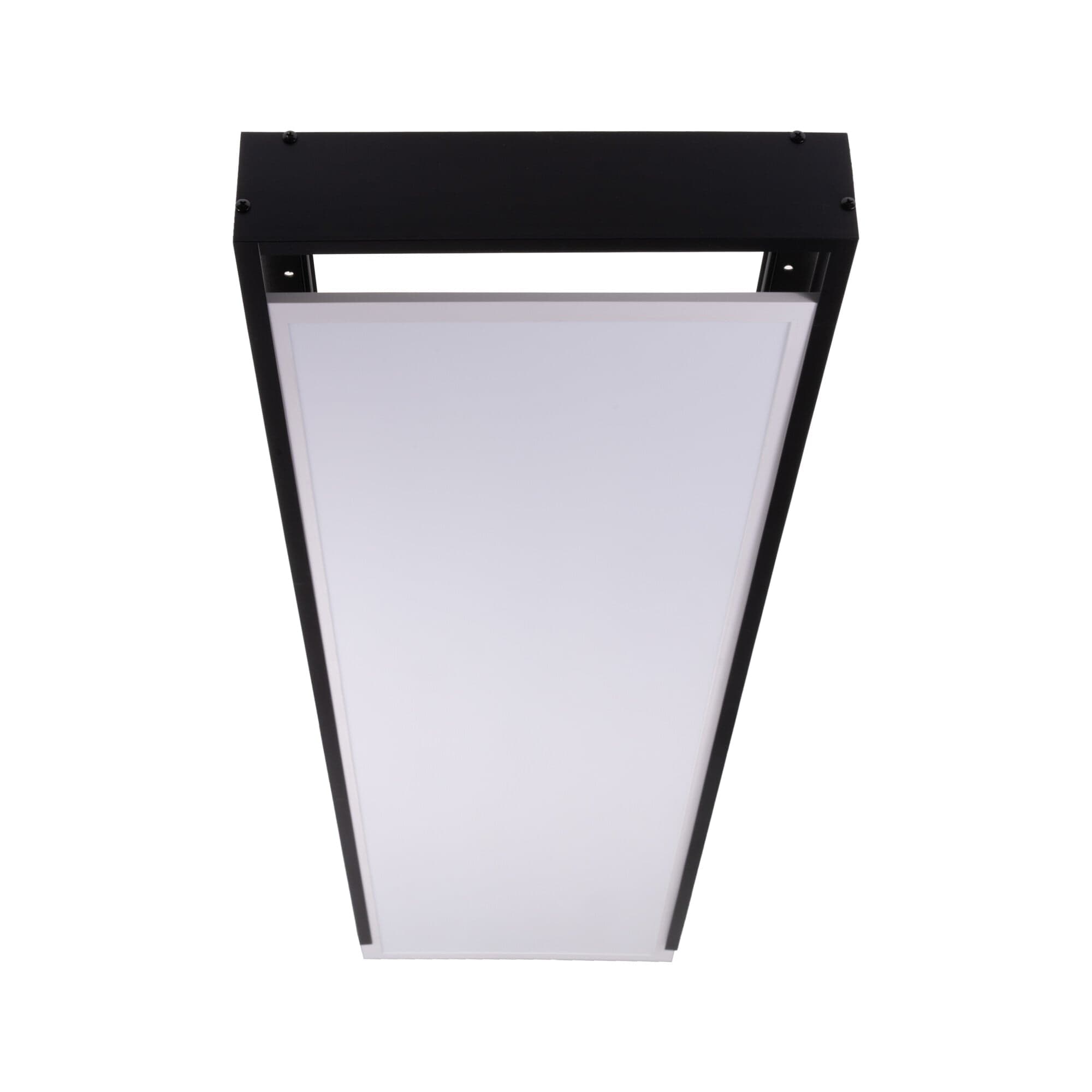Rám LED panelu 30x120cm 65mm pro přisazení černý - - náhled 2