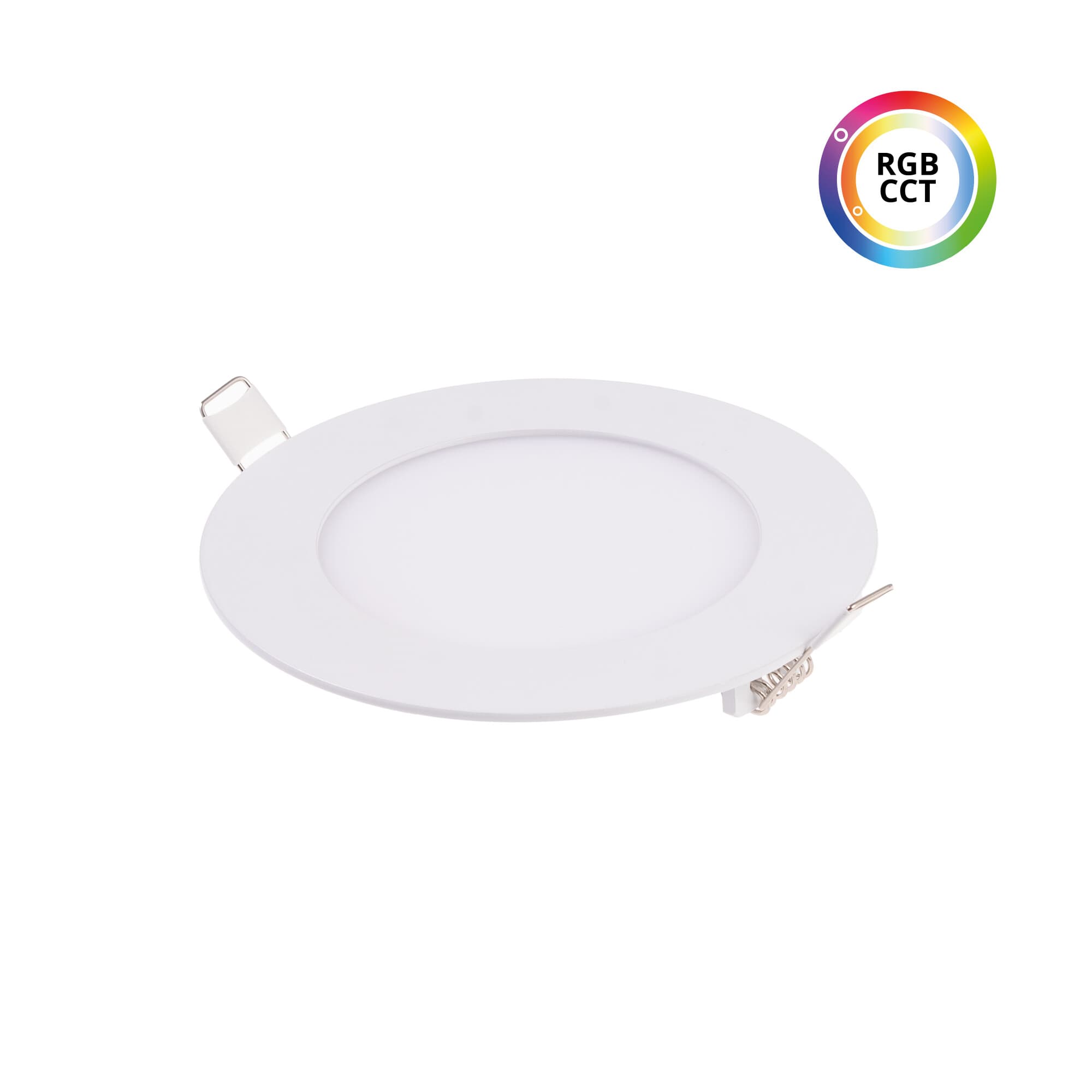 LED panel 24V 9W RGBCCT 24KW9 kulatý - RGBCCT