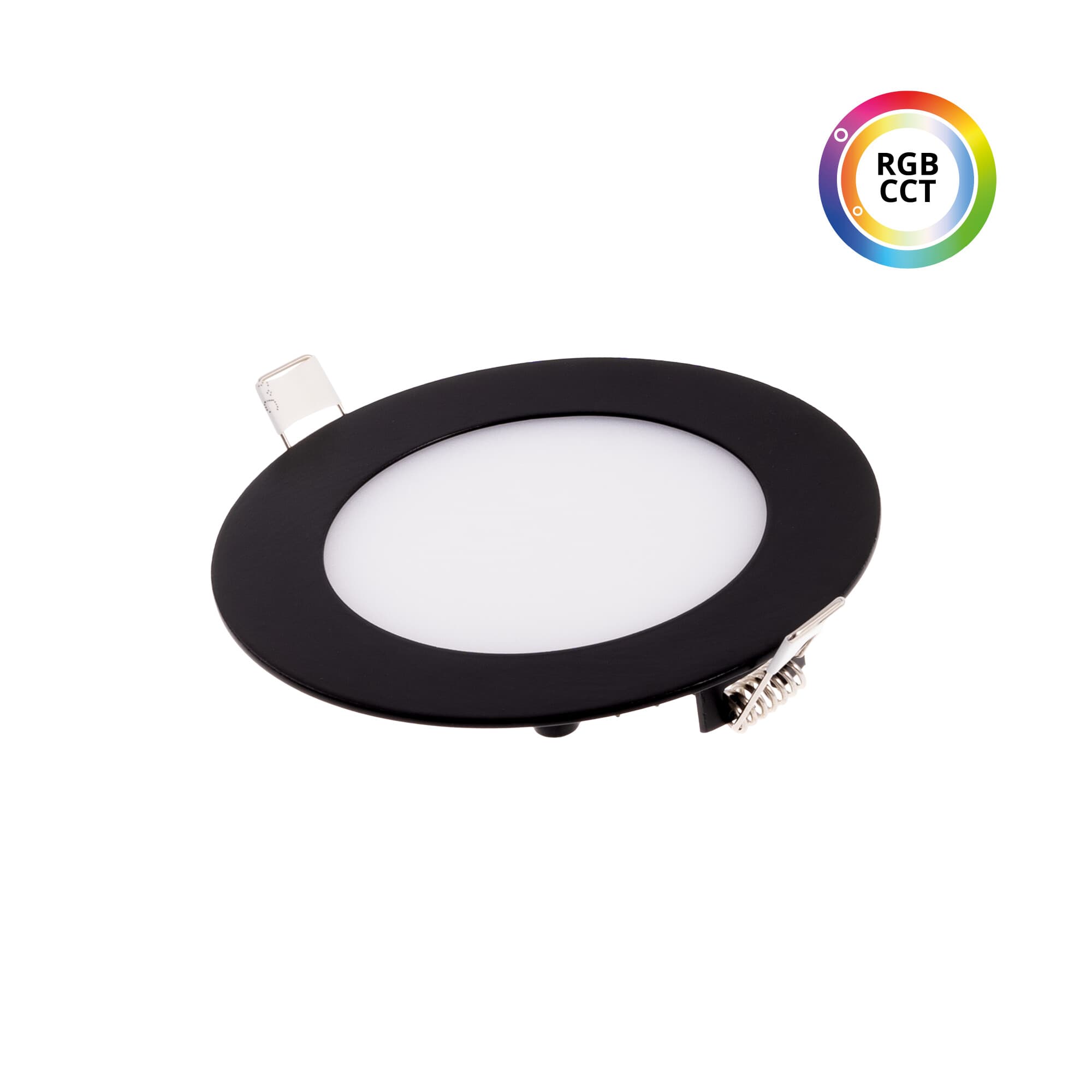 LED panel 24V 9W RGBCCT 24KB9 kulatý - RGBCCT