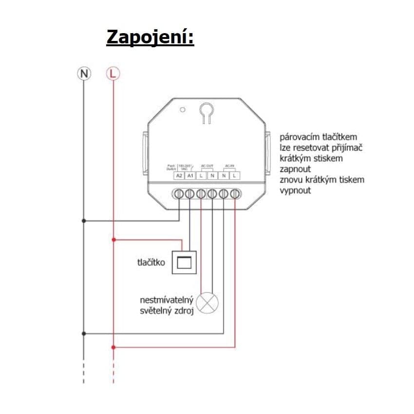 SMART spínač dimLED Tuya PR SPT15A - náhled 3